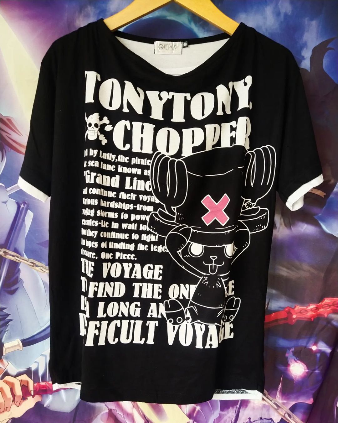 Anime × Japanese Brand × One Piece One Piece Chopper Big Print Official Anime Woman Tees Size L / US 10 / IT 46 - 1 Thumbnail
