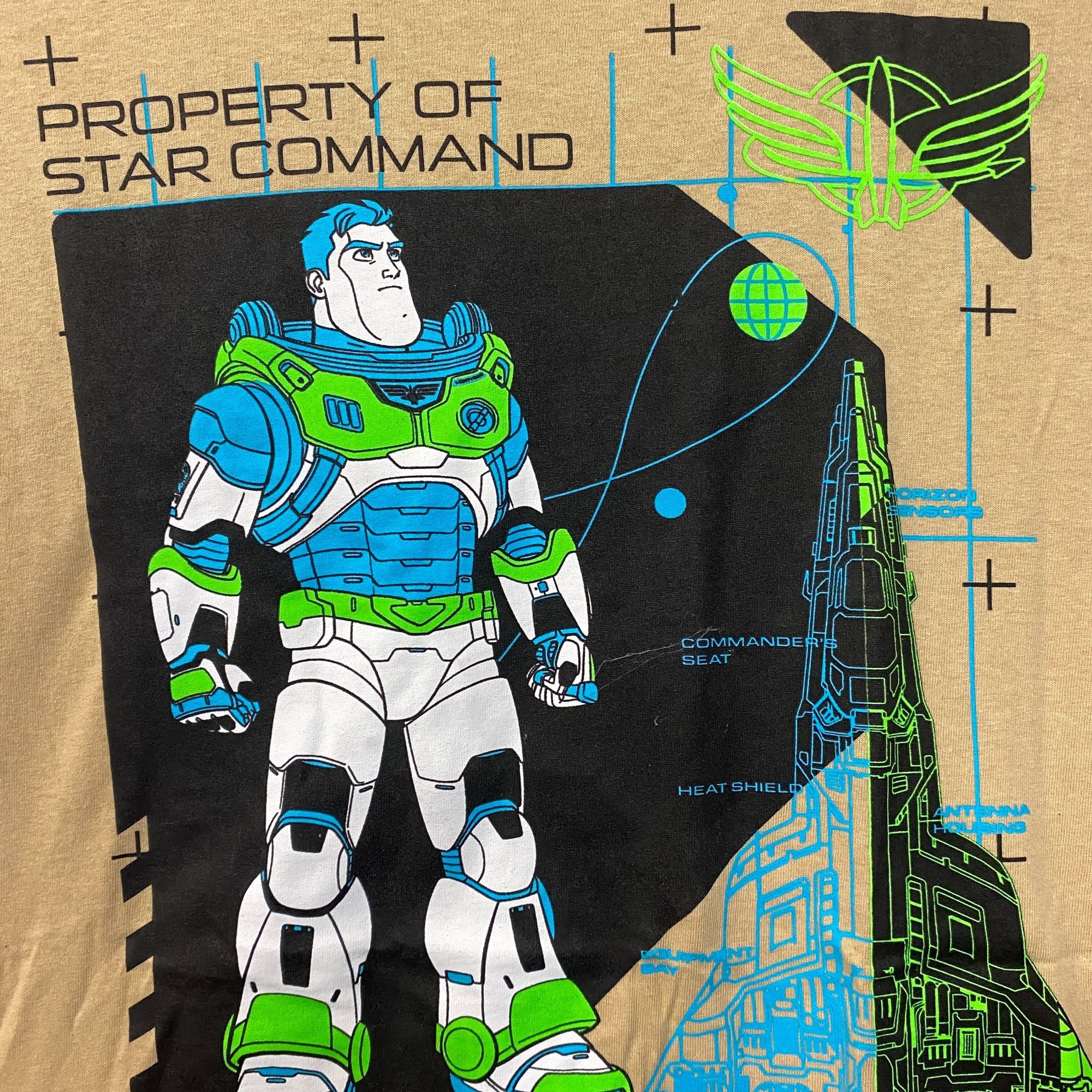 Disney Disney Toy Story Buzz Lightyear Star Command T-Shirt Small Size US S / EU 44-46 / 1 - 2 Thumbnail
