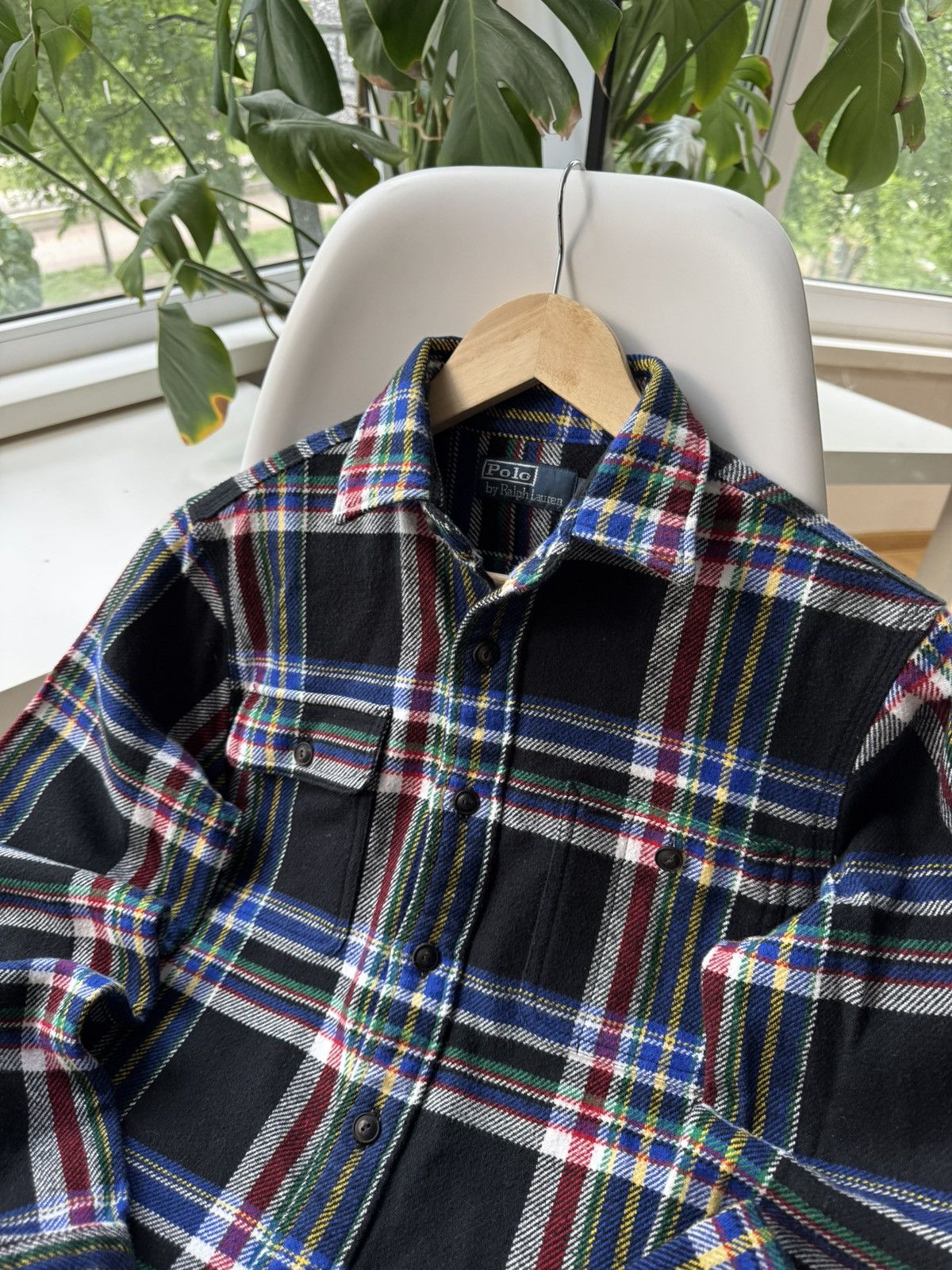 Polo Ralph Lauren × Vintage Polo Ralph Lauren vintage flannel over shirt size S-M Size US S / EU 44-46 / 1 - 2 Thumbnail