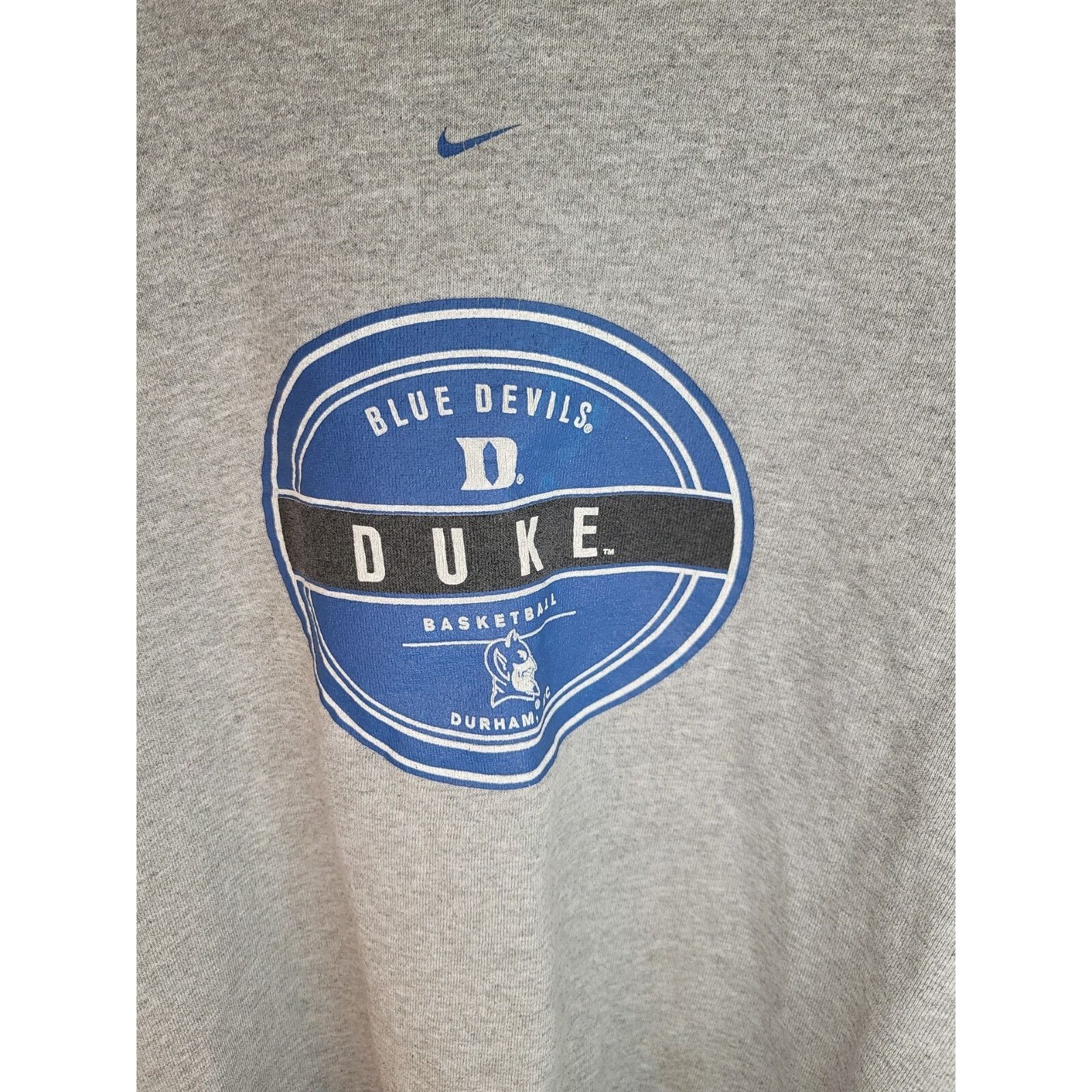 Nike Vintage Nike SPL28 Duke Blue Devils Sweatshirt USA Made Sz L Size US L / EU 52-54 / 3 - 2 Thumbnail