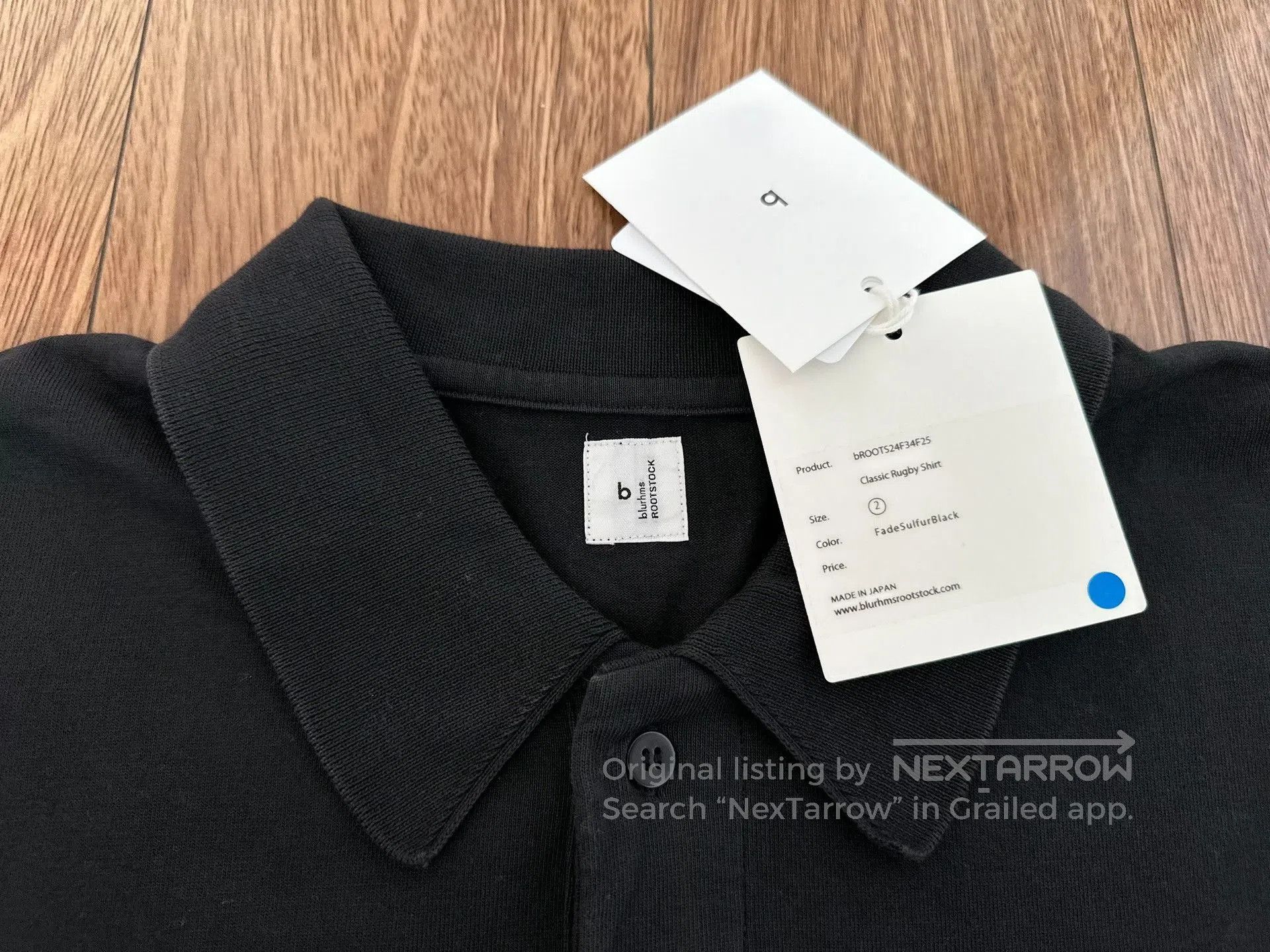 blurhms blurhms classic rugby shirt in black. Size US M / EU 48-50 / 2 - 4 Thumbnail