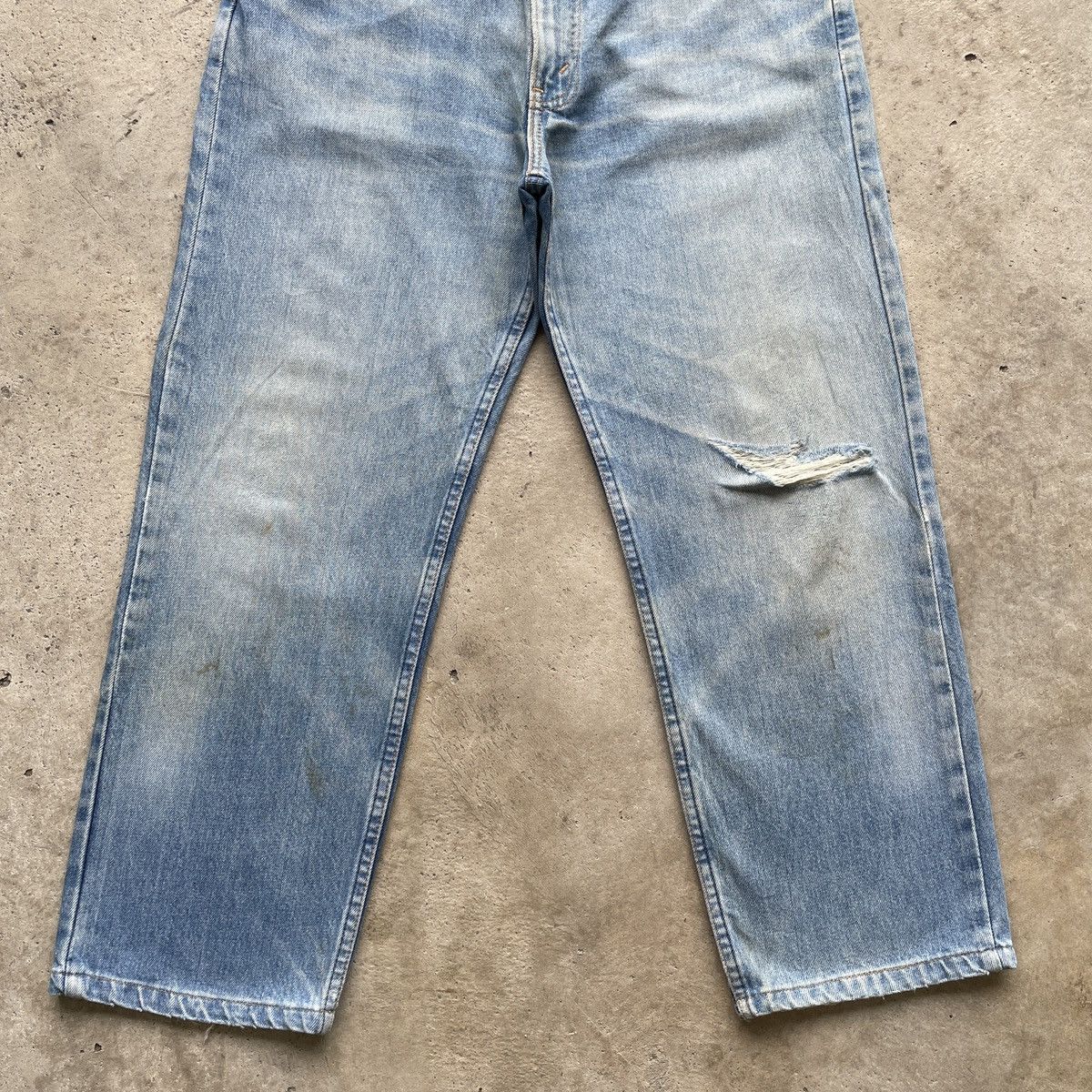 Jean Vintage Levi’s 510 USA Distressed Faded Jeans Pants Denim Size US 33 - 4 Thumbnail