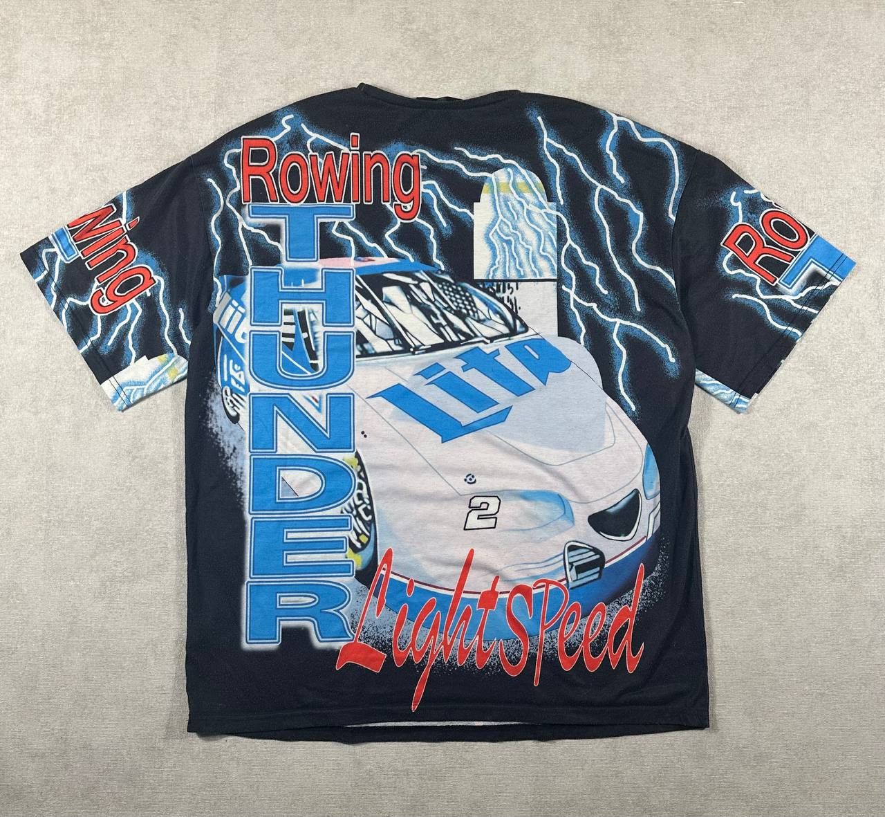 Other Vintage Rowing Thunder Fullprint Y2K Racing Car Tee Size US L / EU 52-54 / 3 - 3 Thumbnail
