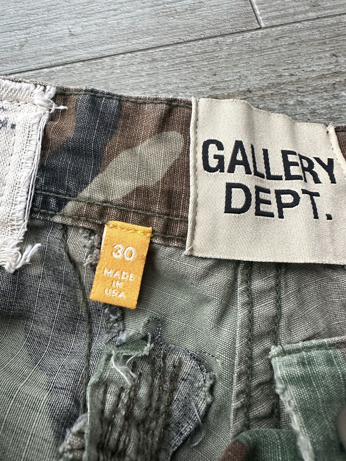 Gallery Dept. Gallery Dept Cargo Shorts Camo Size US 30 / EU 46 - 6 Thumbnail