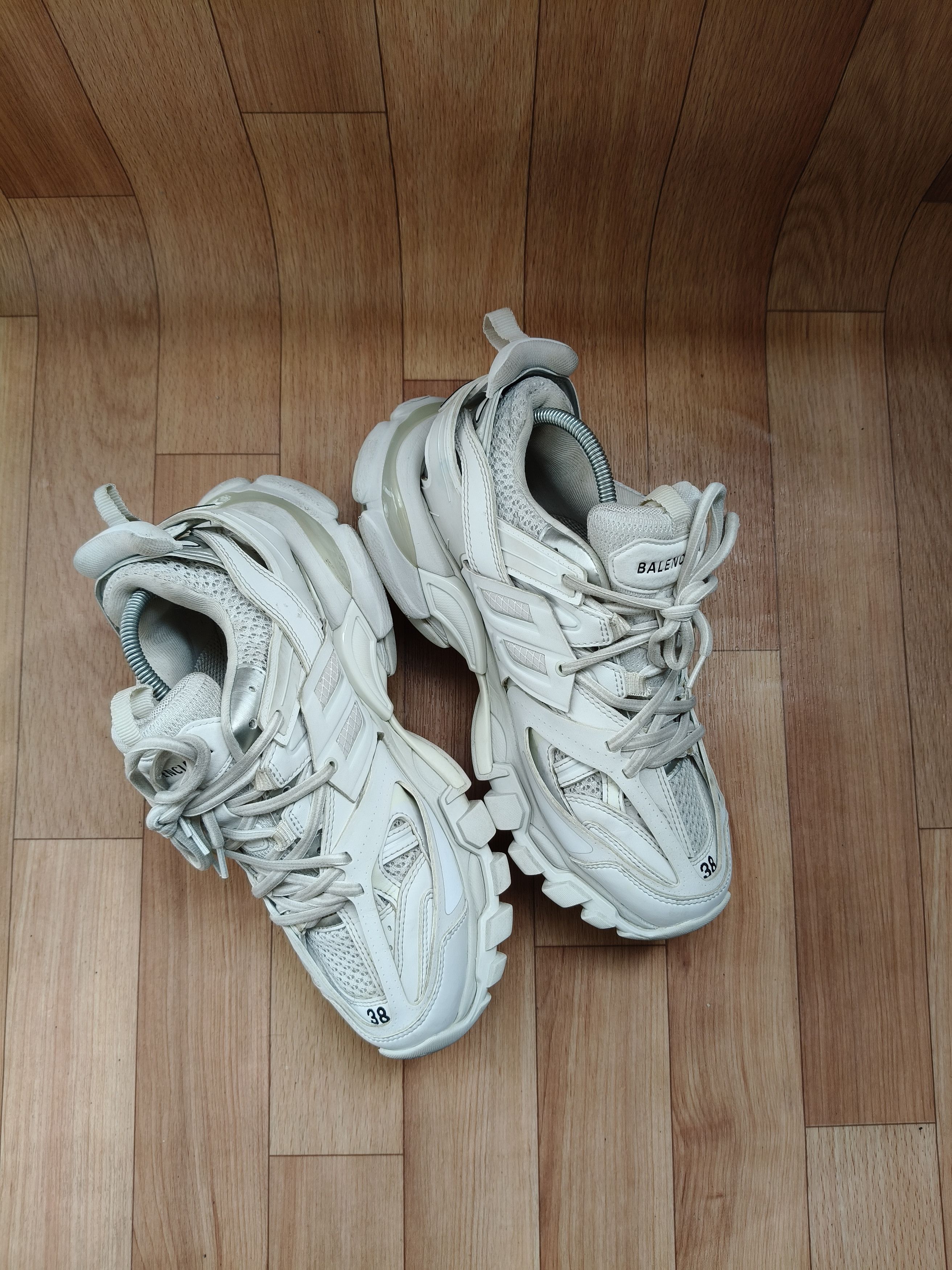 Balenciaga BALENCIAGA TRACK WHITE Size US 8 / IT 38 - 9 Thumbnail