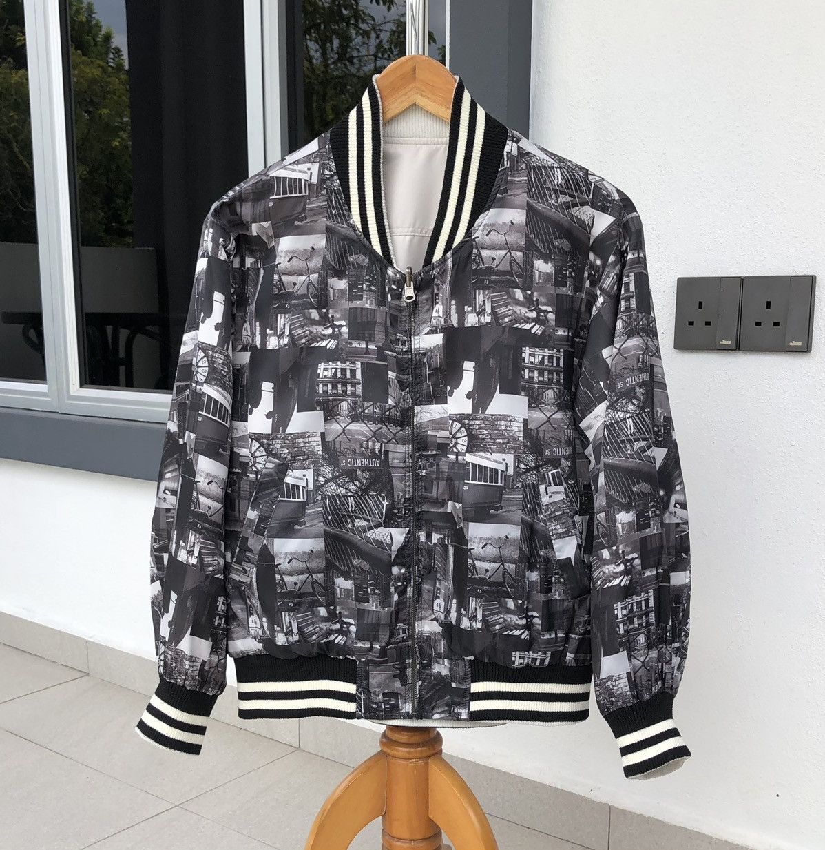 Japanese Brand Japanese Women’s Reversible Jumper Blouson Bomber Jacket Size M / US 6-8 / IT 42-44 - 2 Thumbnail