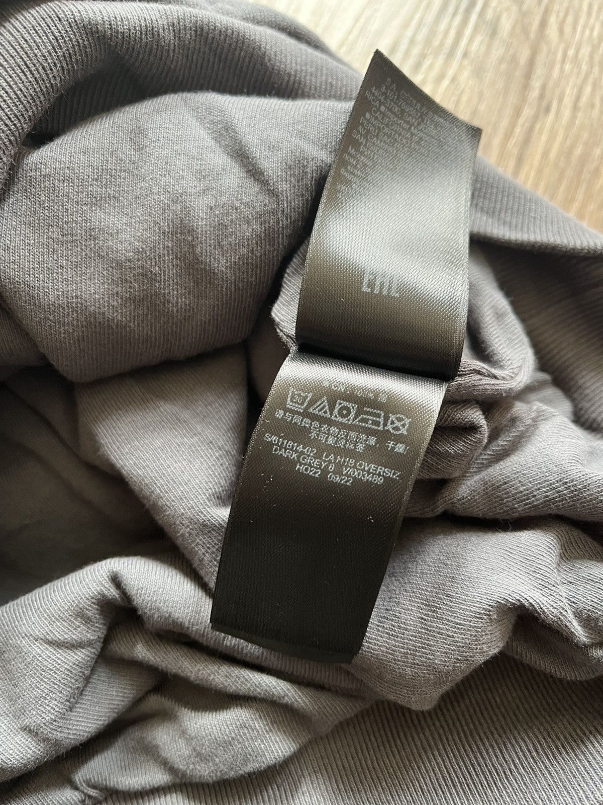 Balenciaga × Gap × Kanye West Yeezy Gap Oversized Hoodie Dark Grey Size Large (Exclusive) Size US L / EU 52-54 / 3 - 6 Thumbnail