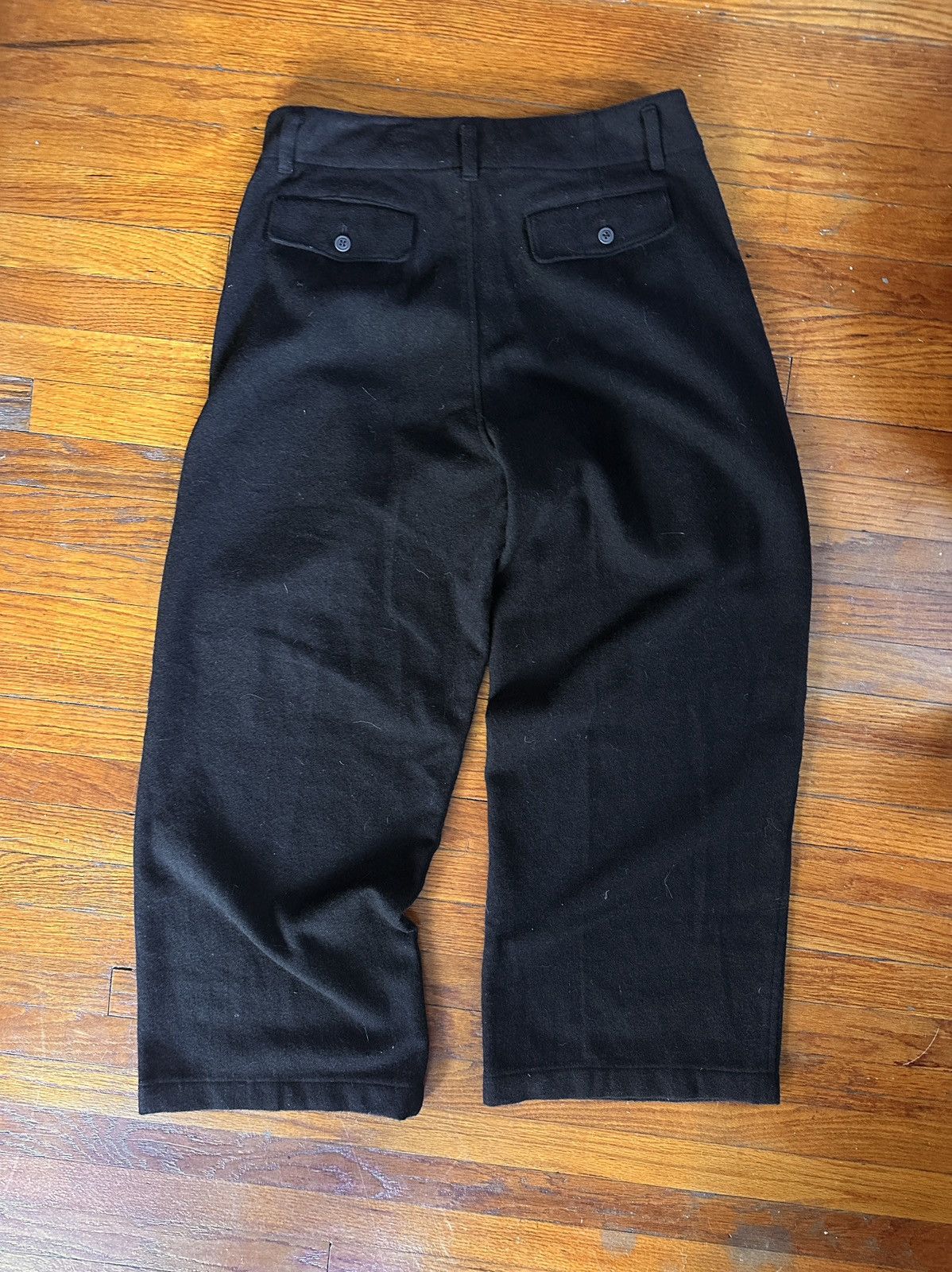 Comme des Garcons Black Wool Trousers Comme Des Garcons Black Size US 32 / EU 48 - 3 Thumbnail