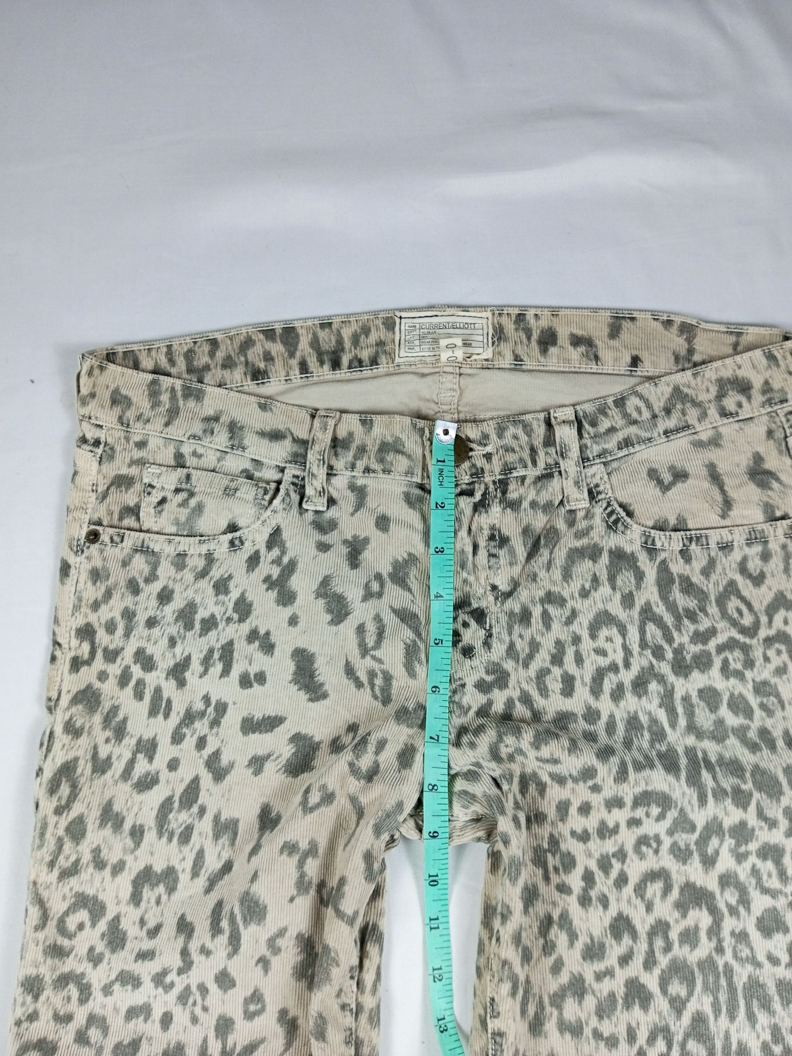 Current/Elliot Current Elliott Corduroy Leopard print punk amiri style Size US 30 / EU 46 - 12 Thumbnail