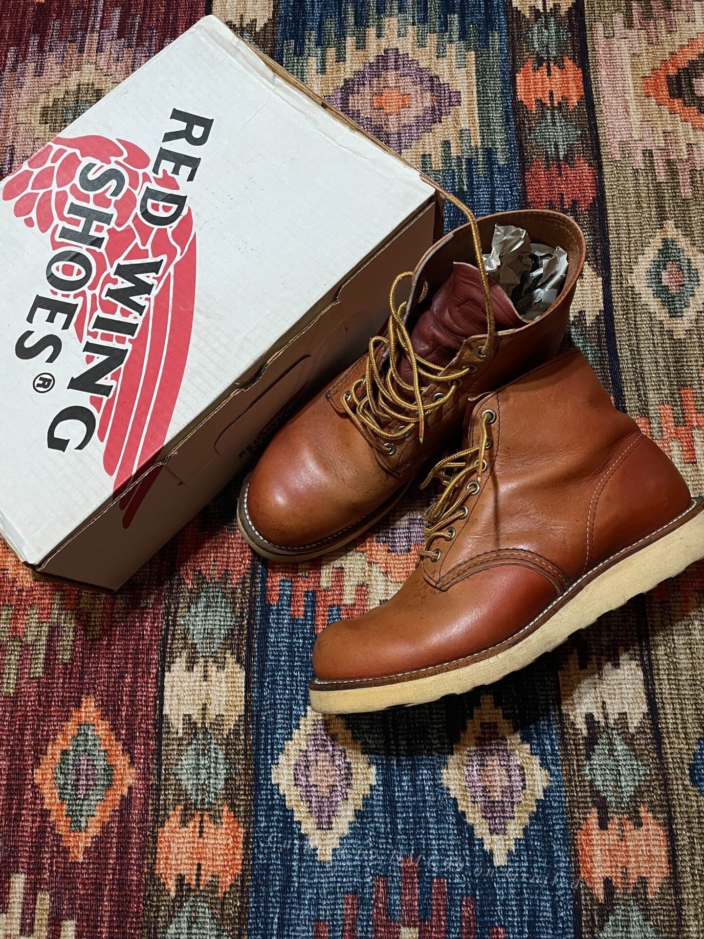 Red Wing Redwing 8166 Leather Boots Size US 8.5 / EU 41-42 - 1 Thumbnail