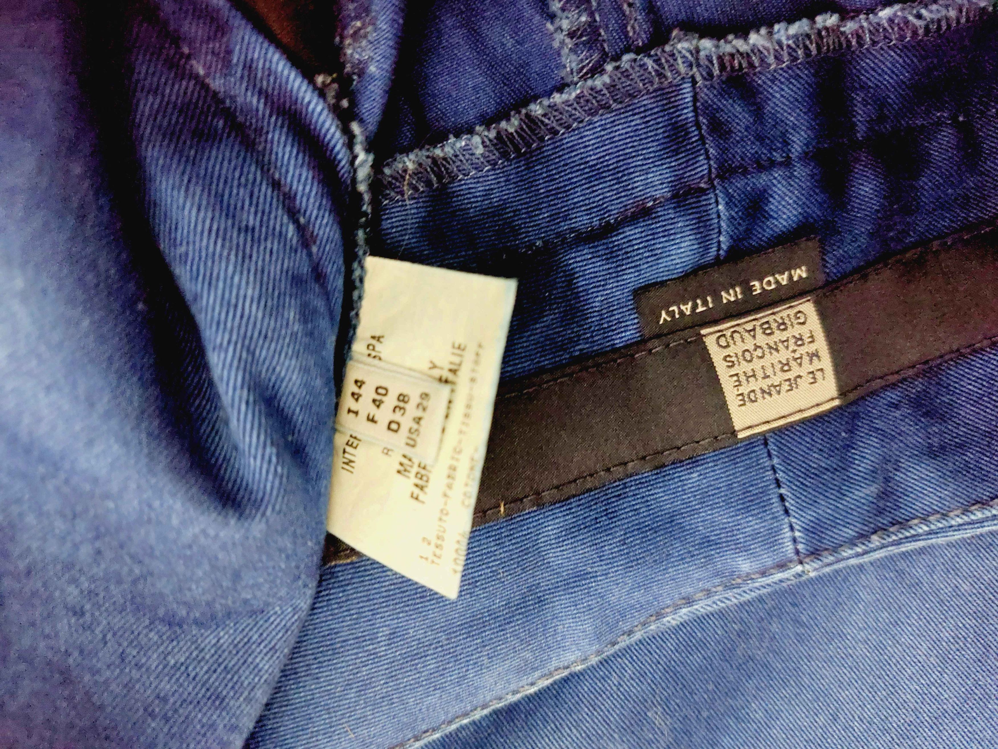 Marithe + Francois Girbaud Marithé + Francois Girbaud Patchwork Denim Pouch Maxi Skirt Size 32" / US 10 / IT 46 - 12 Thumbnail