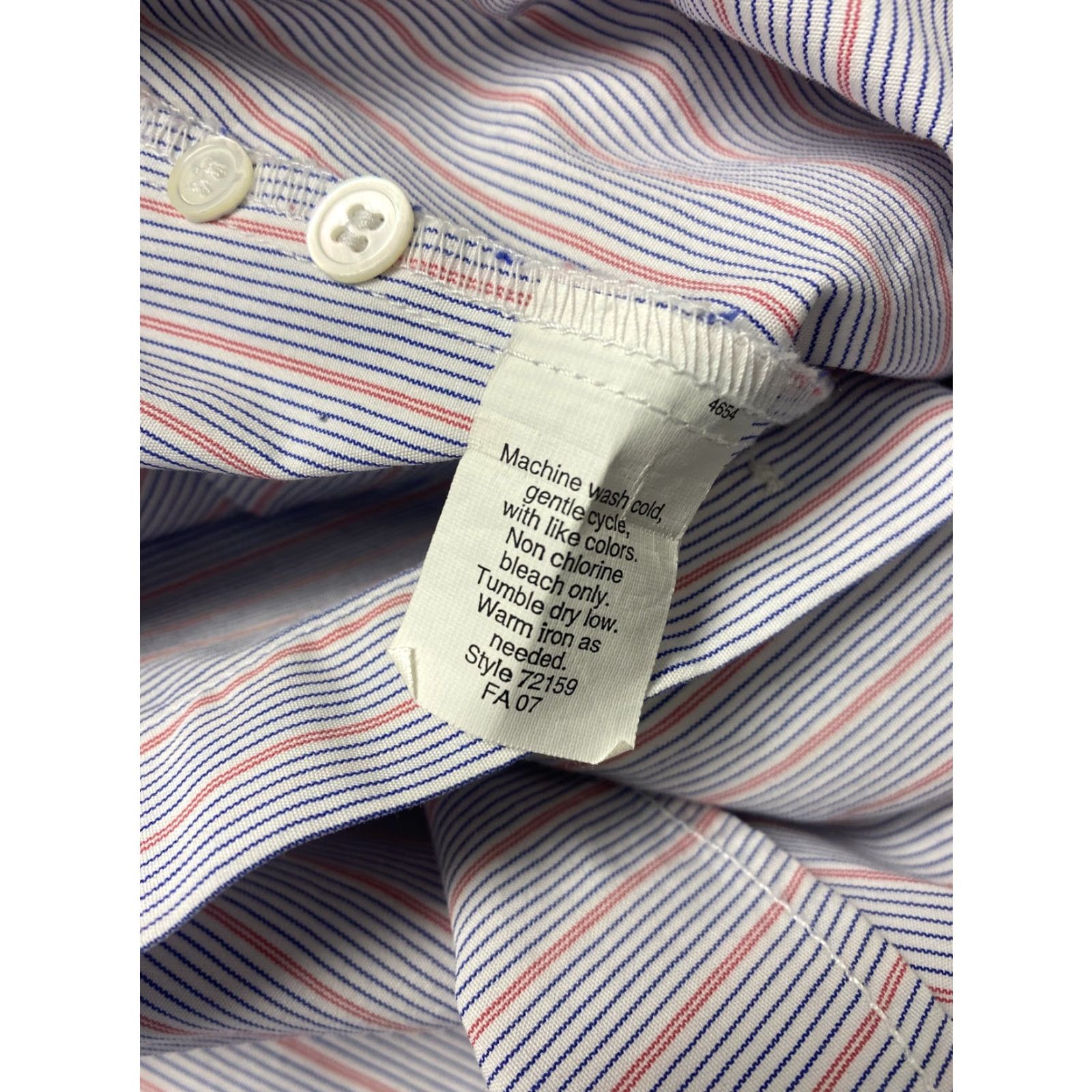 Pinko J Crew Women's Button Up Shirt M Long Sleeve Pink Striped Casual Beach Theme Size M / US 6-8 / IT 42-44 - 7 Thumbnail