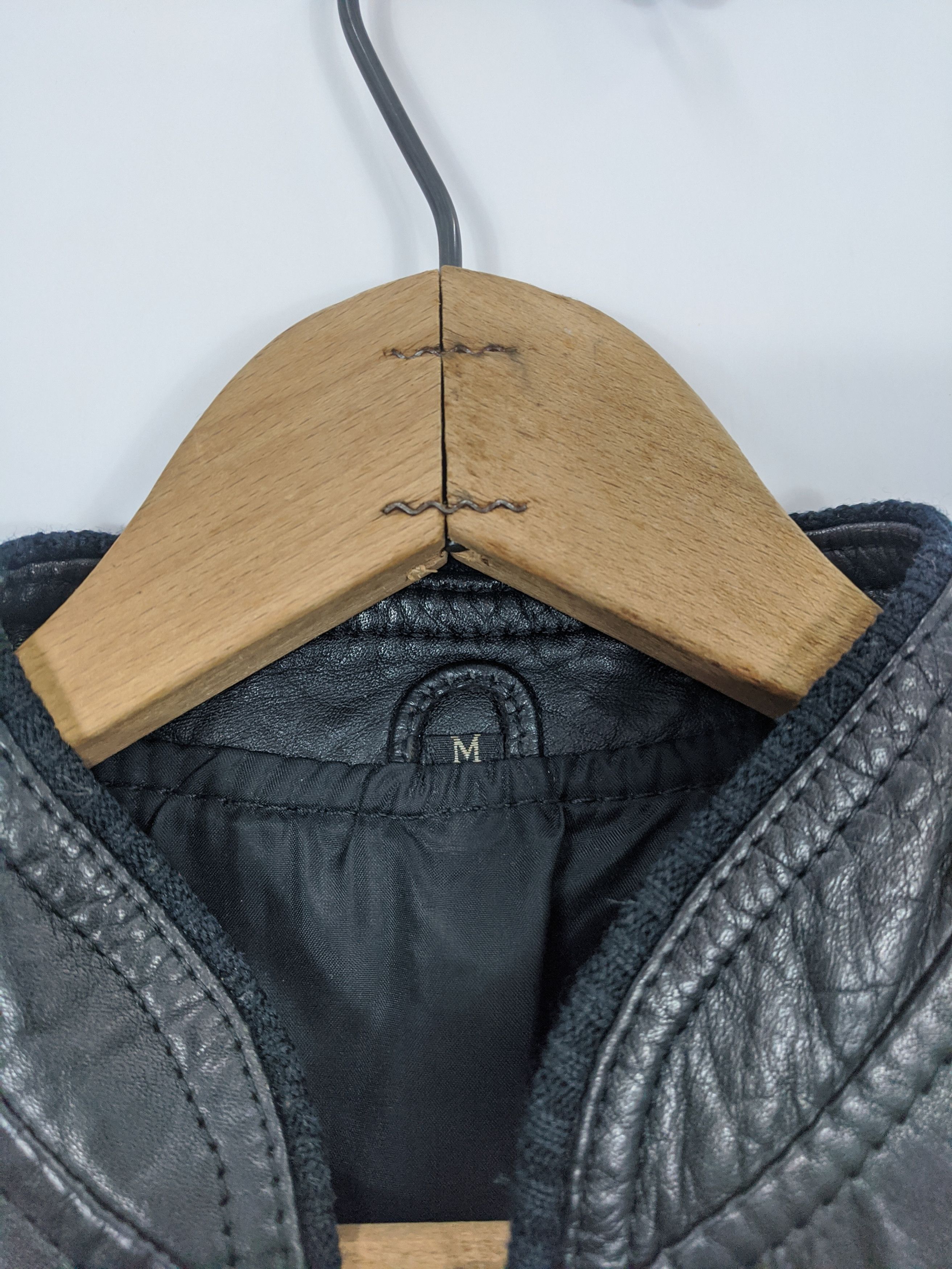 Vintage Vintage Leather Zipper Men Jacket J0346 Size US M / EU 48-50 / 2 - 6 Thumbnail