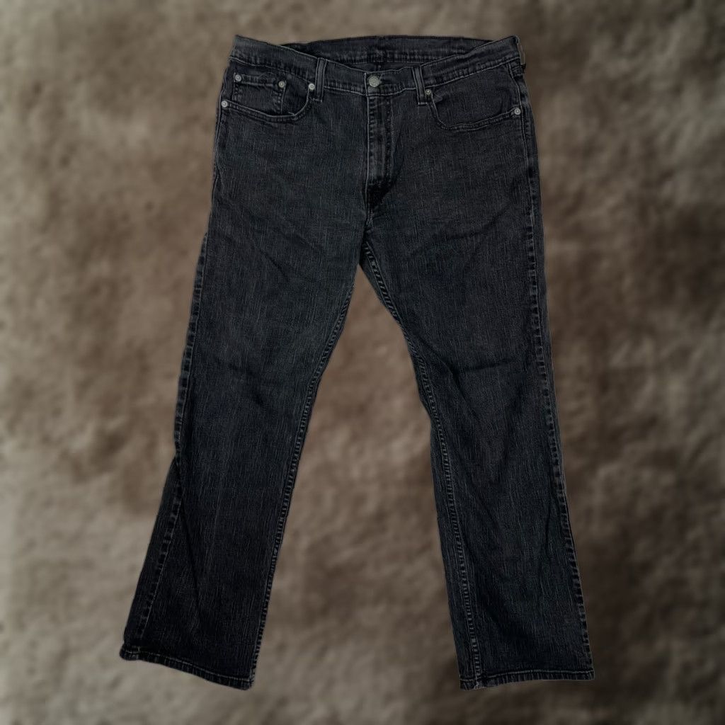 Levi's Levi’s 559 Jeans Men 38x32 Denim Black 5-Pocket Logo 90s USA Vintage Style Straight Relaxed Regular Fit Waist 38 Inseam 32 Size US 38 / EU 54 - 1 Thumbnail