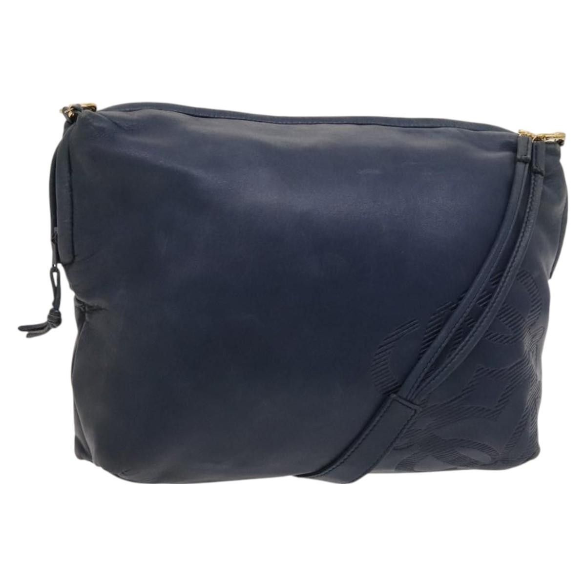 Loewe Loewe Anagram Shoulder Bag Leather Size ONE SIZE - 1 Thumbnail