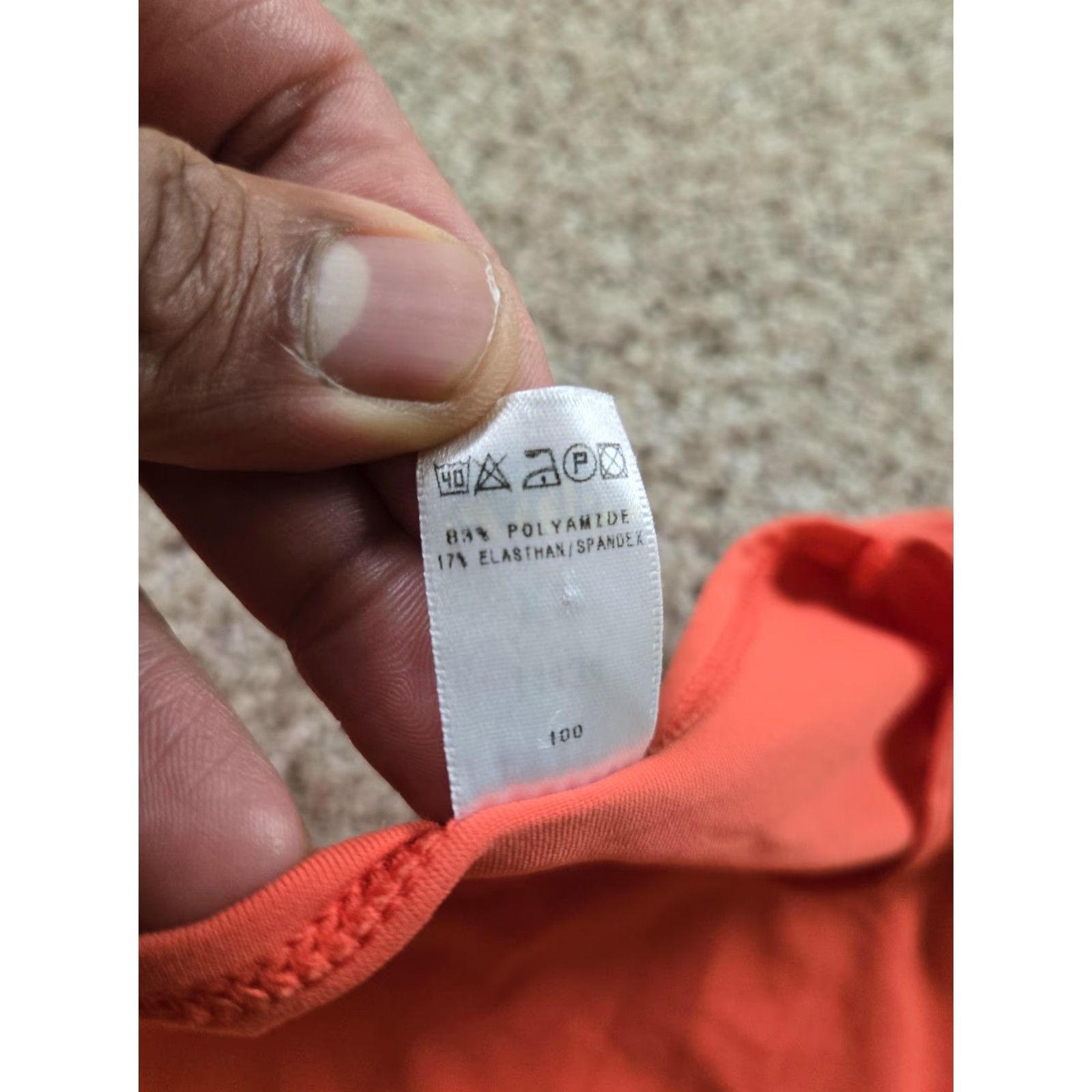 Vintage Calida Shirt Womens XS Orange Scoop Neck Short Sleeve Stretch Lounge Top 14434 Size XS / US 0-2 / IT 36-38 - 4 Thumbnail