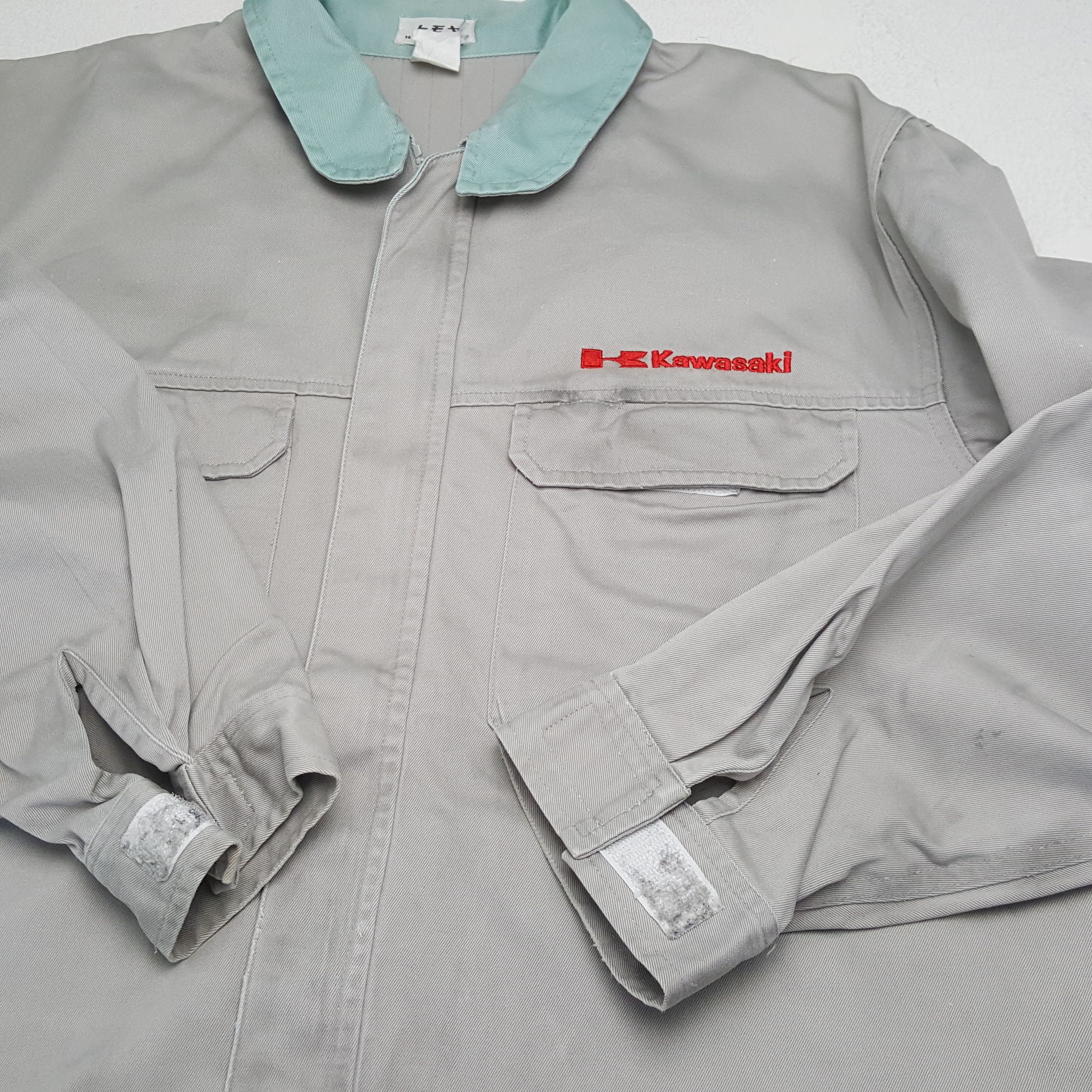 Japanese Brand × Vintage KAWASAKI Japanese Motorsports Custom Art Jacket Size US L / EU 52-54 / 3 - 9 Thumbnail