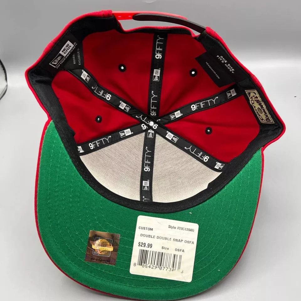 New Era Chicago Bulls Hat Men 9Fifty New Era NBA Snap Back Cap New Size ONE SIZE - 4 Thumbnail