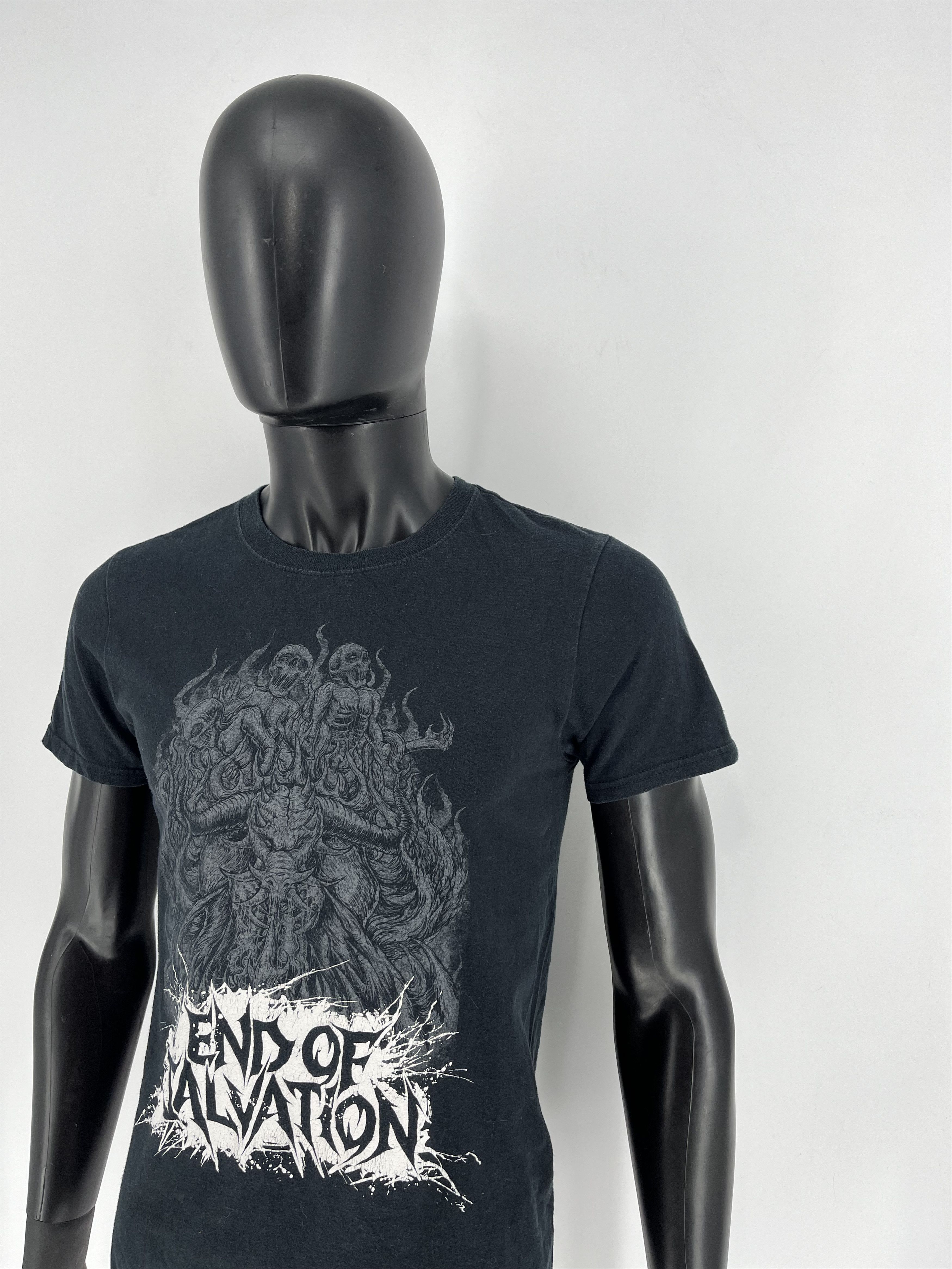 Band Tees × Vintage Vintage Y2k Washed AvantGarde Tribal Tee END OF SALVATION Size US S / EU 44-46 / 1 - 4 Thumbnail