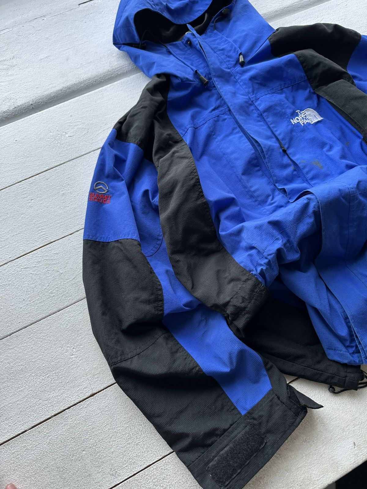 The North Face 🚨gore tex Vintage 90s/Y2K Blue The North Face Jacket Size US L / EU 52-54 / 3 - 2 Thumbnail