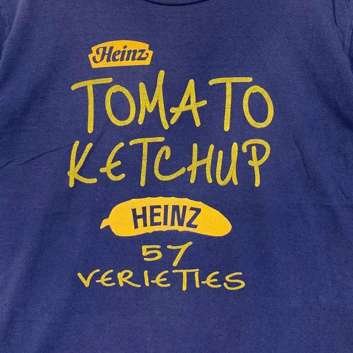 Beams Plus BEAMS PLUS x HEINZ Tomato Ketchup Pure Indigo Tee Shirt Size S / US 4 / IT 40 - 4 Thumbnail