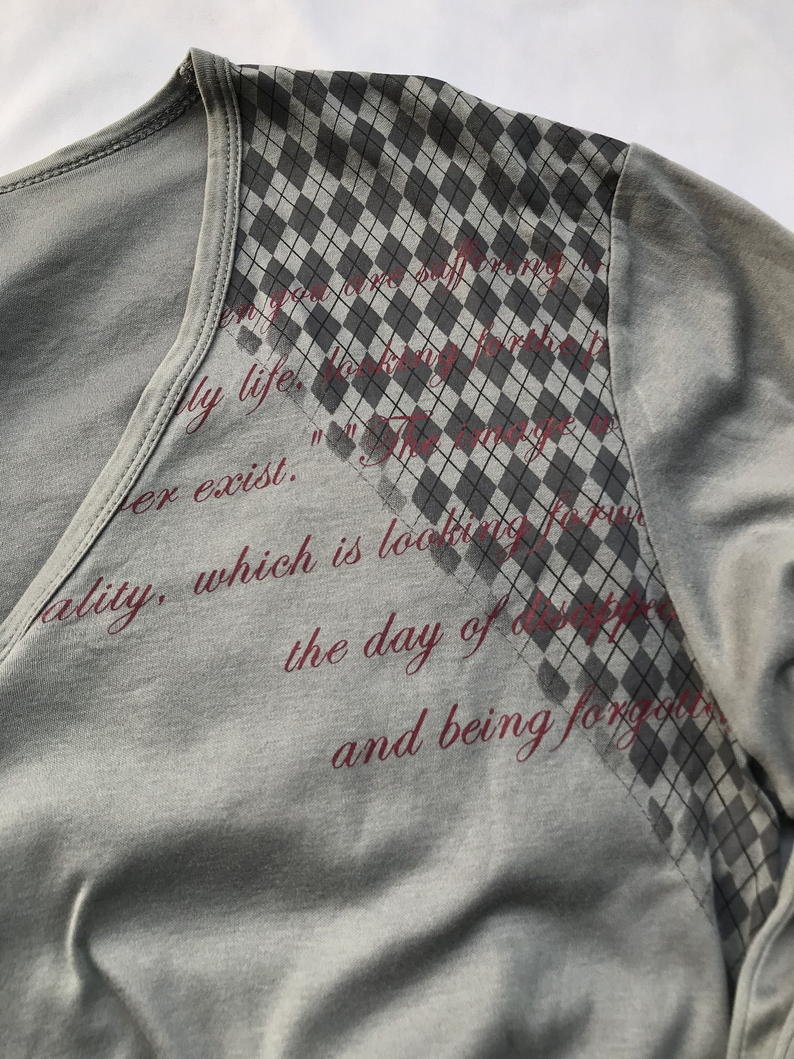 Hysteric Glamour × Japanese Brand × Nicole Club Japanese Brand Nicole Poem V-Neck Long Sleeve Size US S / EU 44-46 / 1 - 3 Thumbnail