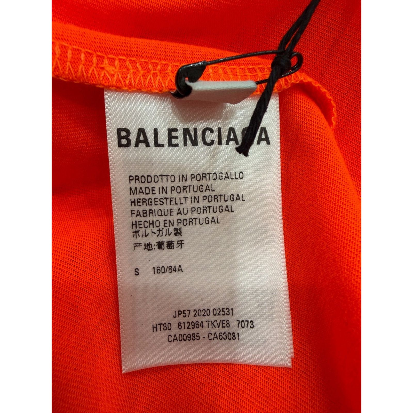 Balenciaga Balenciaga Political Campaign Neon Orange Tee T-Shirt Small Size S / US 4 / IT 40 - 12 Thumbnail