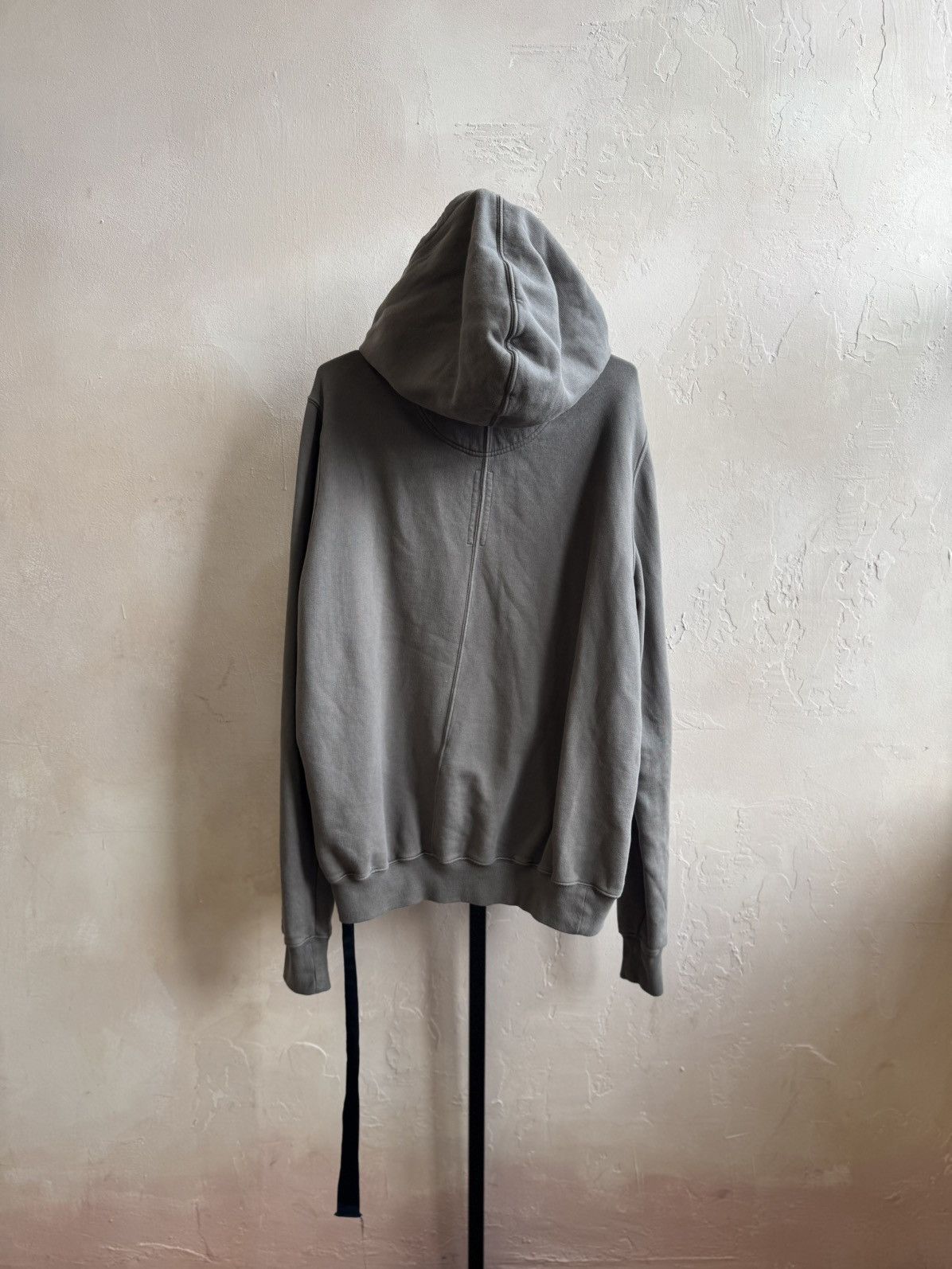 Rick Owens Drkshdw GRANBURY DUST MILK HOODIE DRAWSTRING PULLOVER Size US XL / EU 56 / 4 - 3 Thumbnail