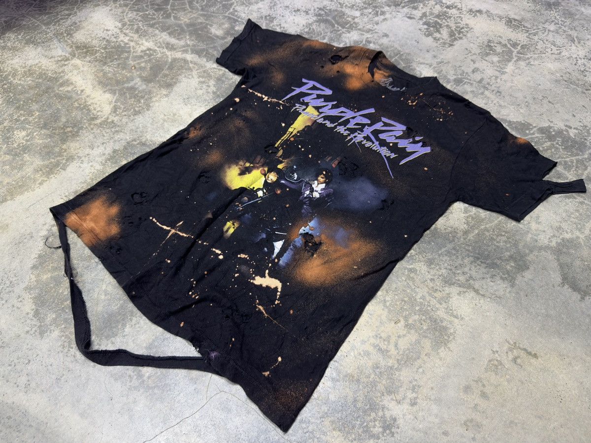 Band Tees × Prince Distressed Vintage Style Prince Purple Rain Very Rare Size US M / EU 48-50 / 2 - 4 Thumbnail
