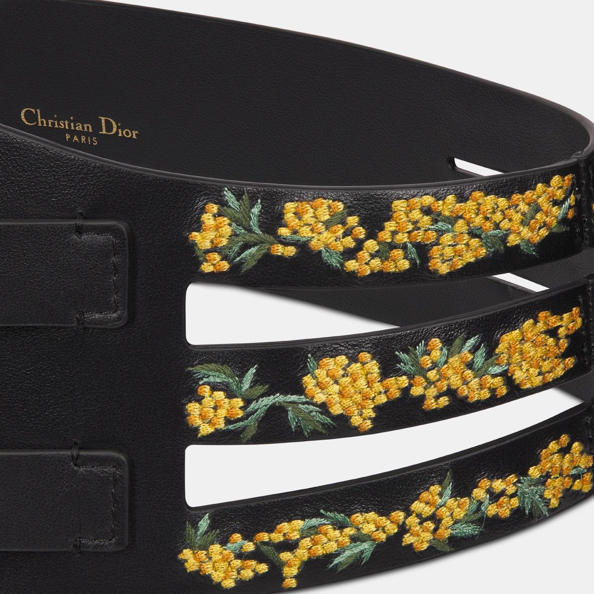 Dior o1bcso1str0126 Size:OS/30 Montaigne Corset Belt in Black Size ONE SIZE - 4 Thumbnail
