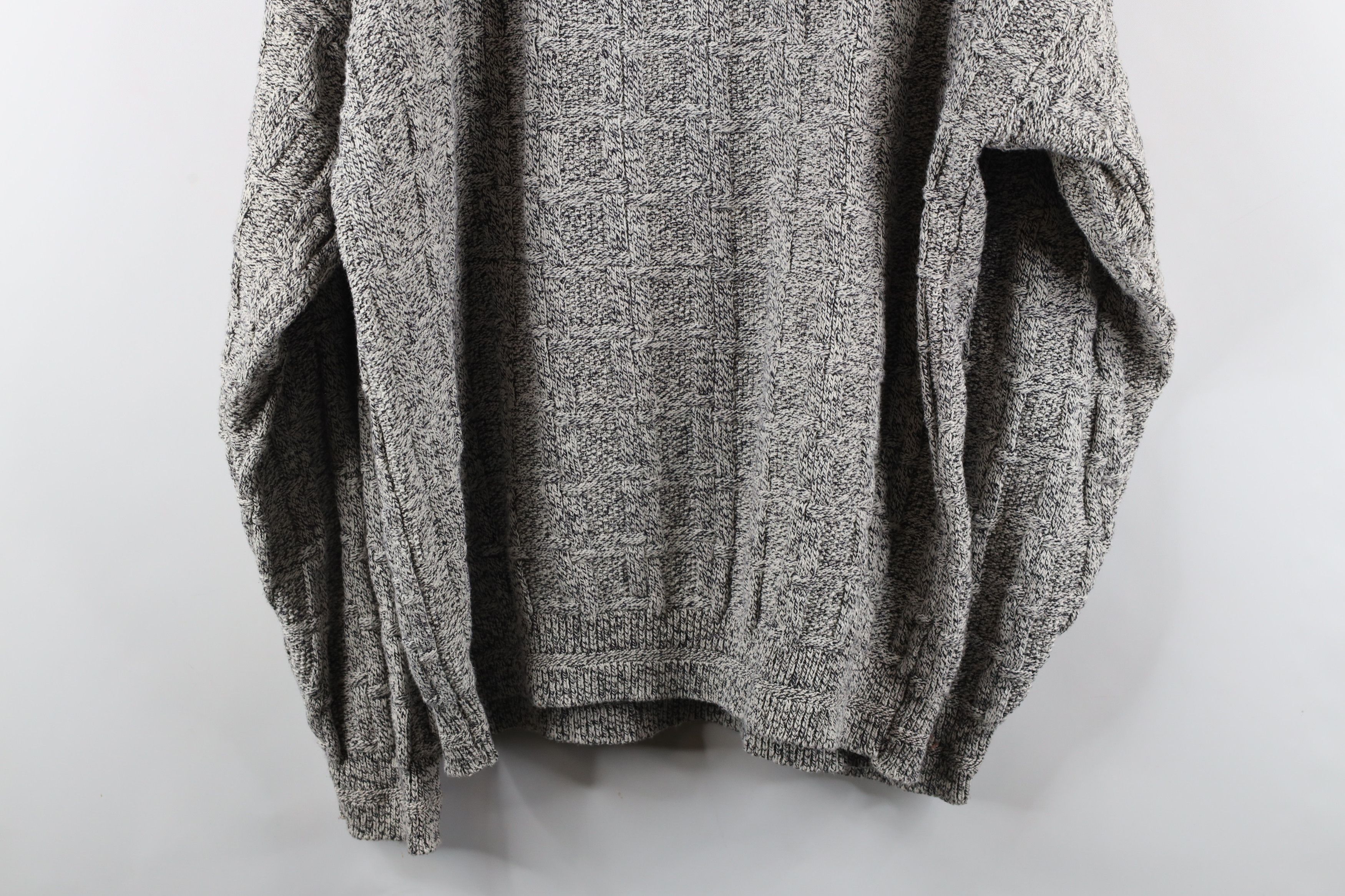 Vintage Vintage 90s Streetwear Hand Framed Cotton Knit Sweater USA Size US XL / EU 56 / 4 - 9 Thumbnail