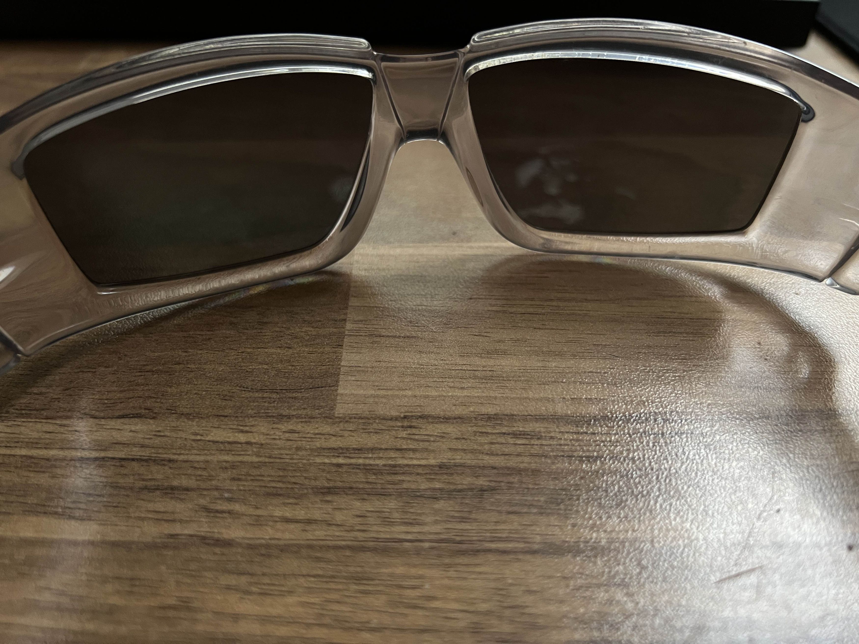 Rick Owens Larry / Rick sunglasses - transparent / black lens Size ONE SIZE - 6 Thumbnail