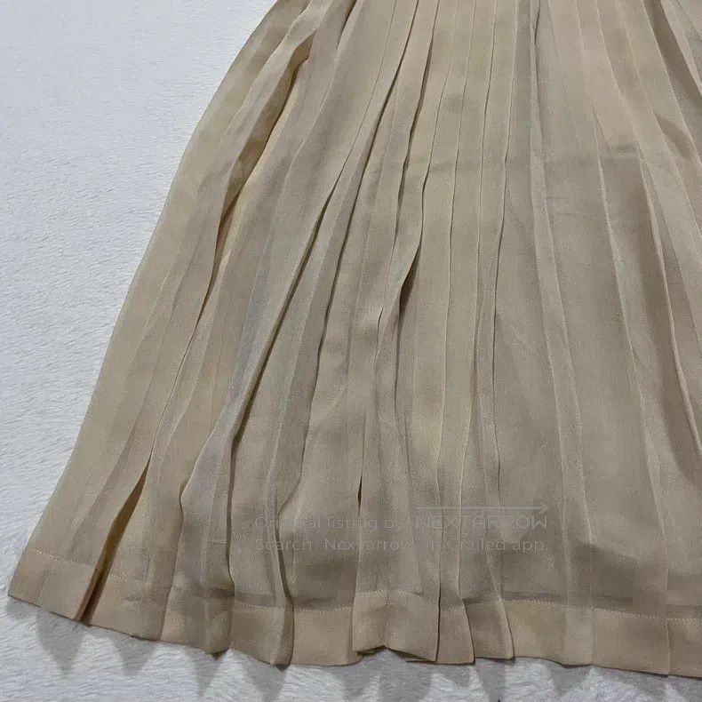 The Row The Row size 2 Pleated chiffon dress Size 22" - 4 Thumbnail