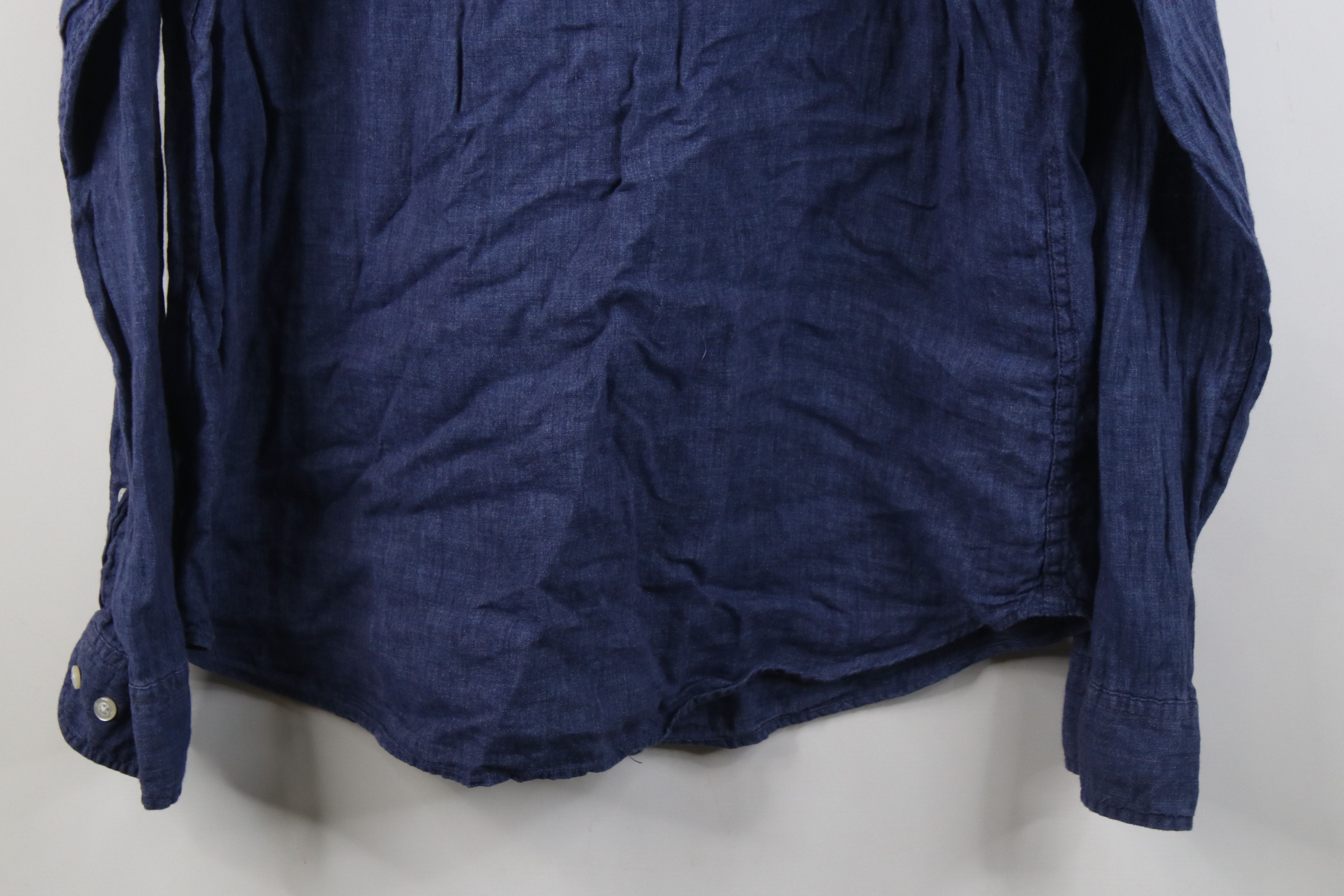 Banana Republic Banana Republic Fit Chambray Linen Button Shirt Blue Size US L / EU 52-54 / 3 - 10 Thumbnail