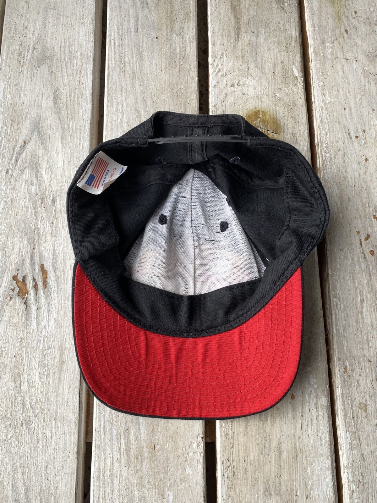 Japanese Brand × Vintage Vintage 90s Y2K Made in USA Flag Cap Hat Size ONE SIZE - 6 Thumbnail