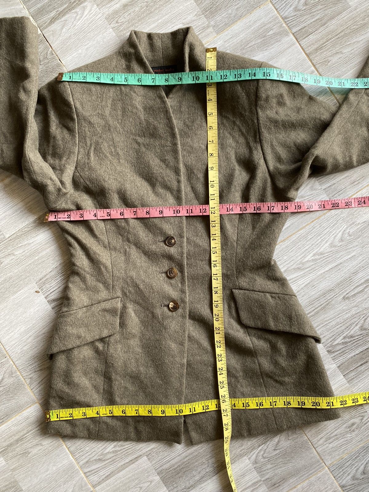 Designer × Japanese Brand × yoshie inaba Yoshie Inaba Made in Japan Blazer Jacket Size S / US 4 / IT 40 - 16 Thumbnail