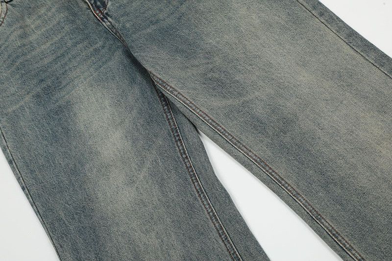 Vintage American high-street Cleanfit flared washed jeans Size US 32 / EU 48 - 5 Thumbnail