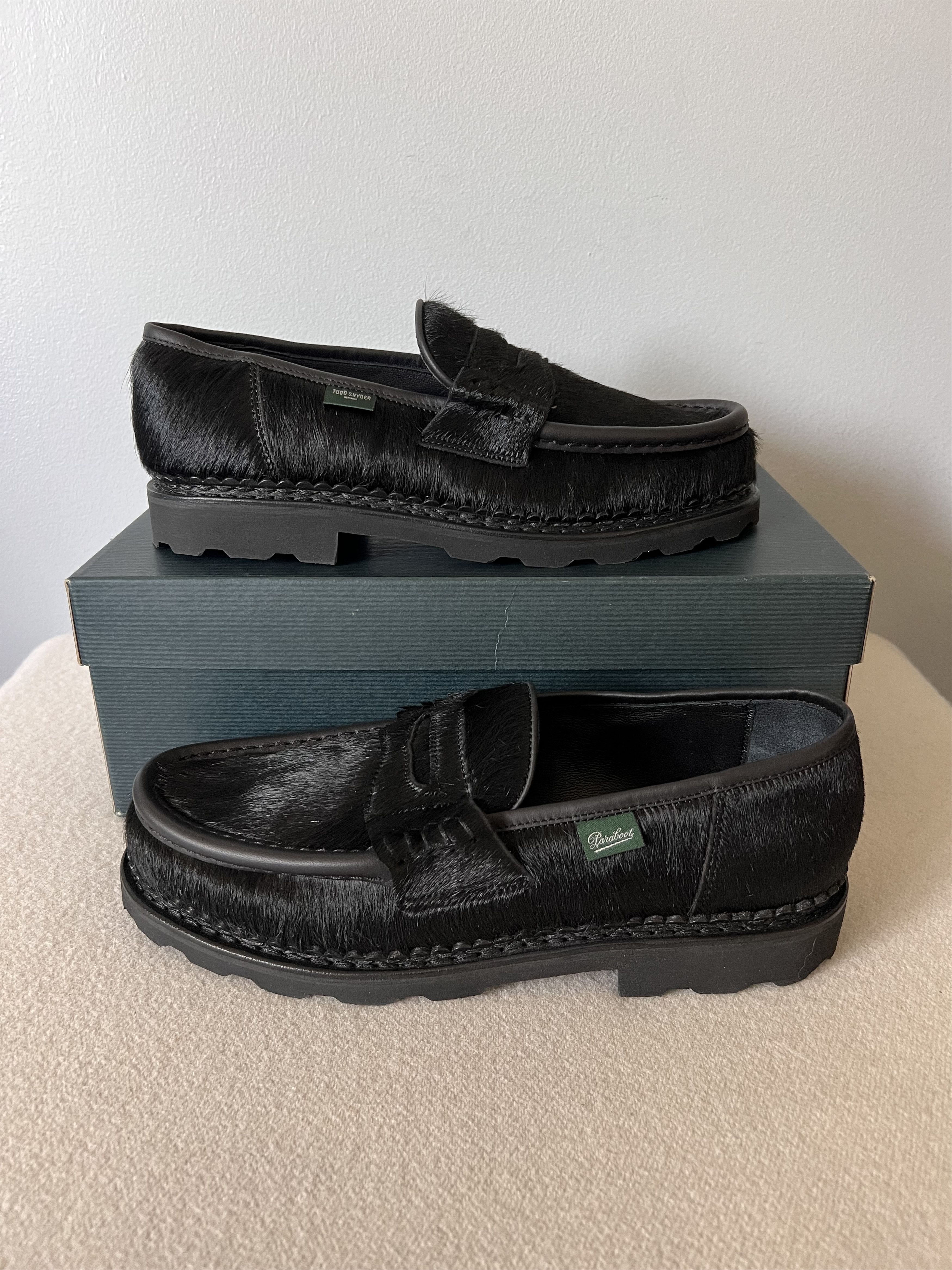Paraboot Todd Snyder Paraboot Reims Ponyhair Loafers in Black Size US 9 / EU 42 - 2 Thumbnail