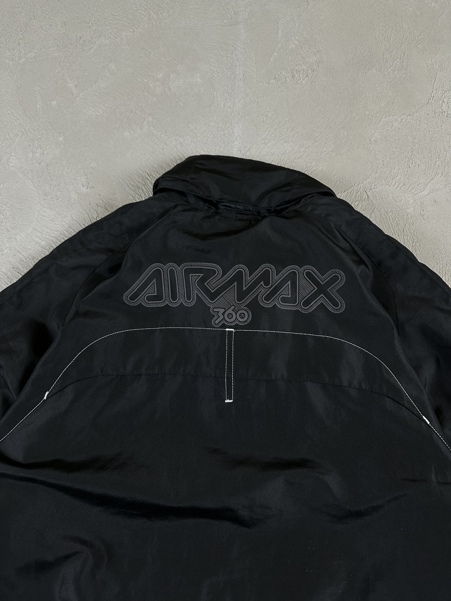 Nike 00s Vintage Nike Air Max Nylon Zip Tracksuit Jacket Size US M / EU 48-50 / 2 - 14 Thumbnail