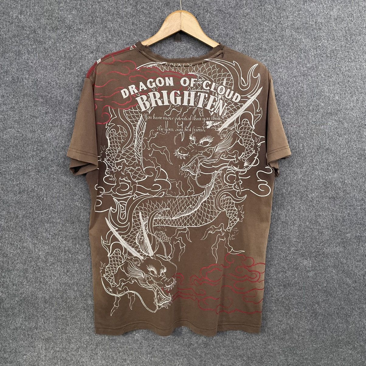 Affliction × If Six Was Nine × Japanese Brand Space Opera Sukajan Karakuri Ed Hardy Affliction Sunfaded T Size US L / EU 52-54 / 3 - 1 Thumbnail