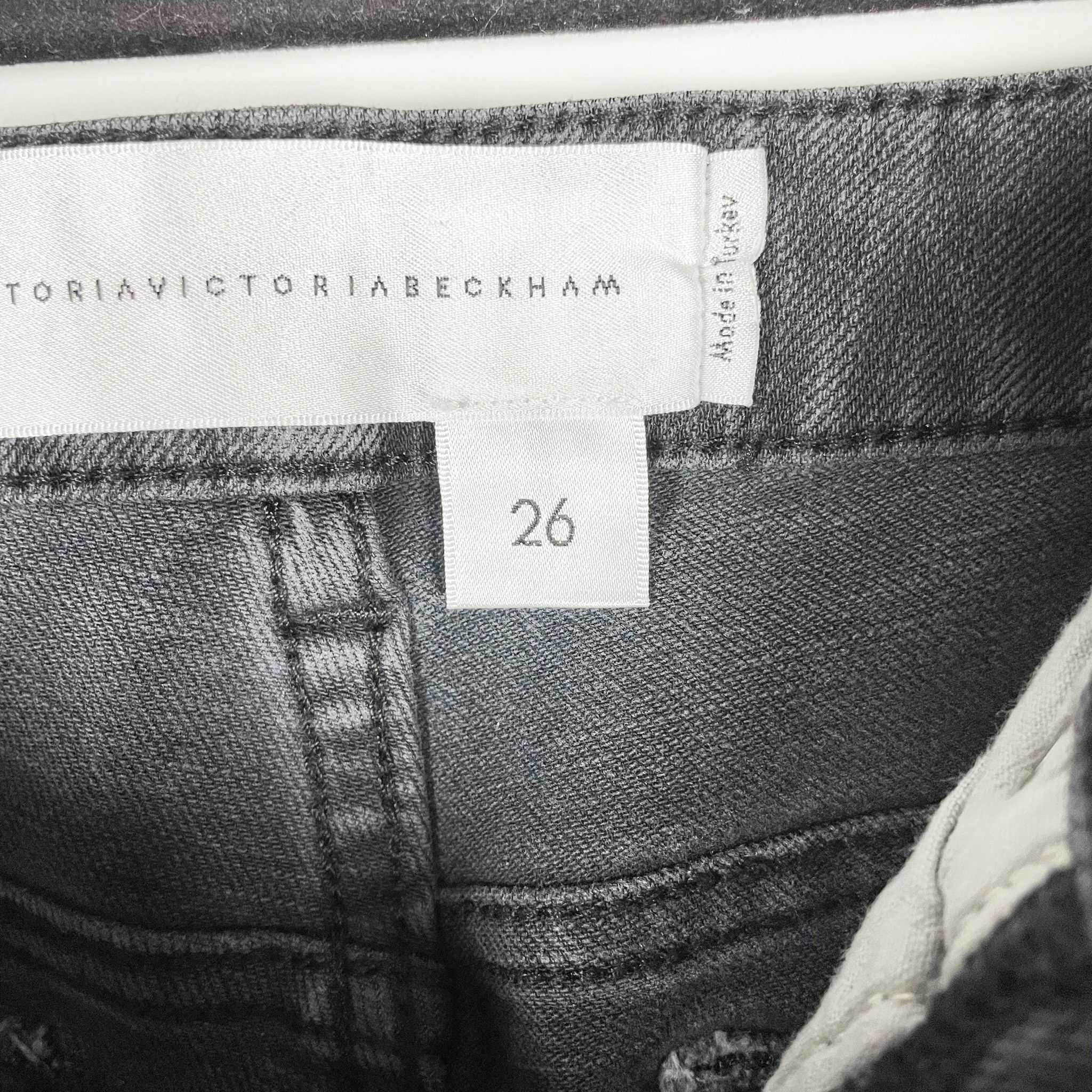 Victoria Beckham Victoria Beckham Cotton Stretch High Rise Skinny Size 26" / US 2 / IT 38 - 2 Thumbnail
