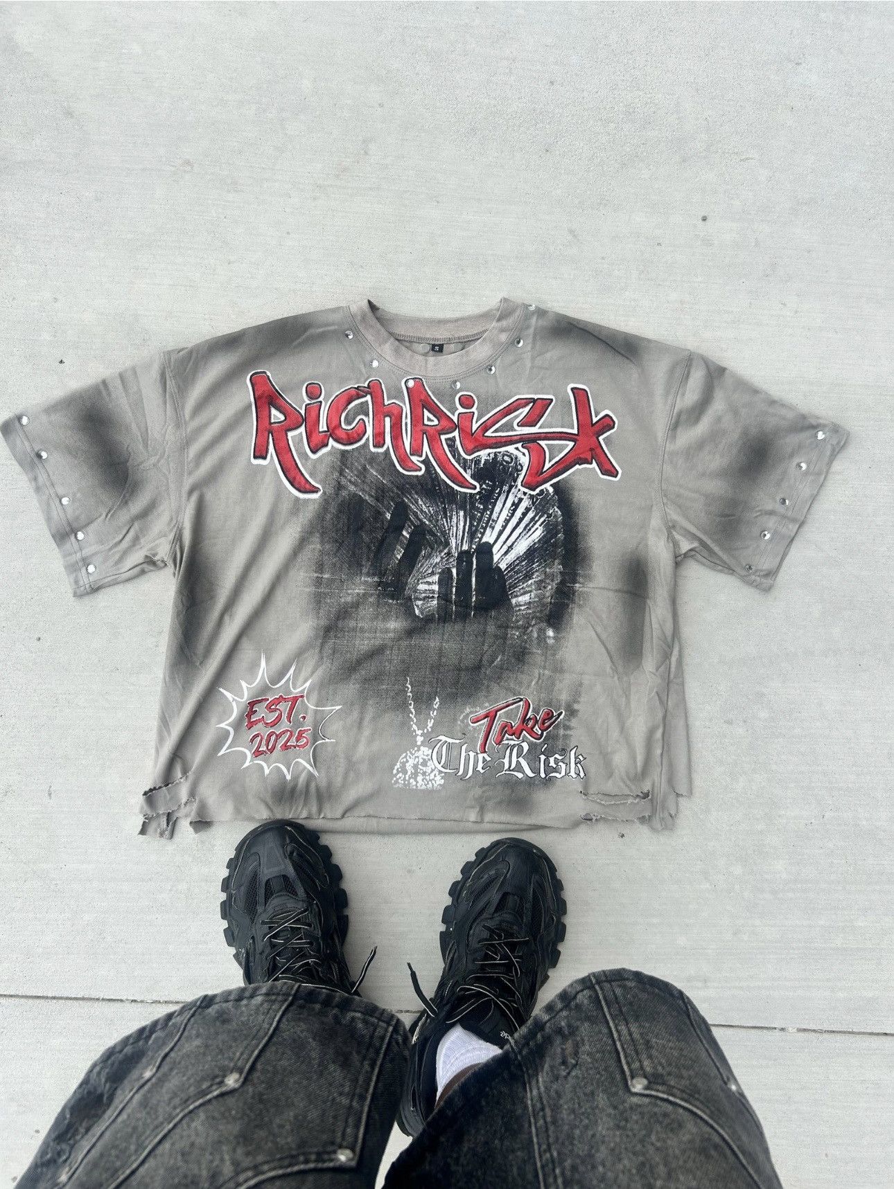 Other Rich Risk Graphic Tee Size US L / EU 52-54 / 3 - 1 Thumbnail