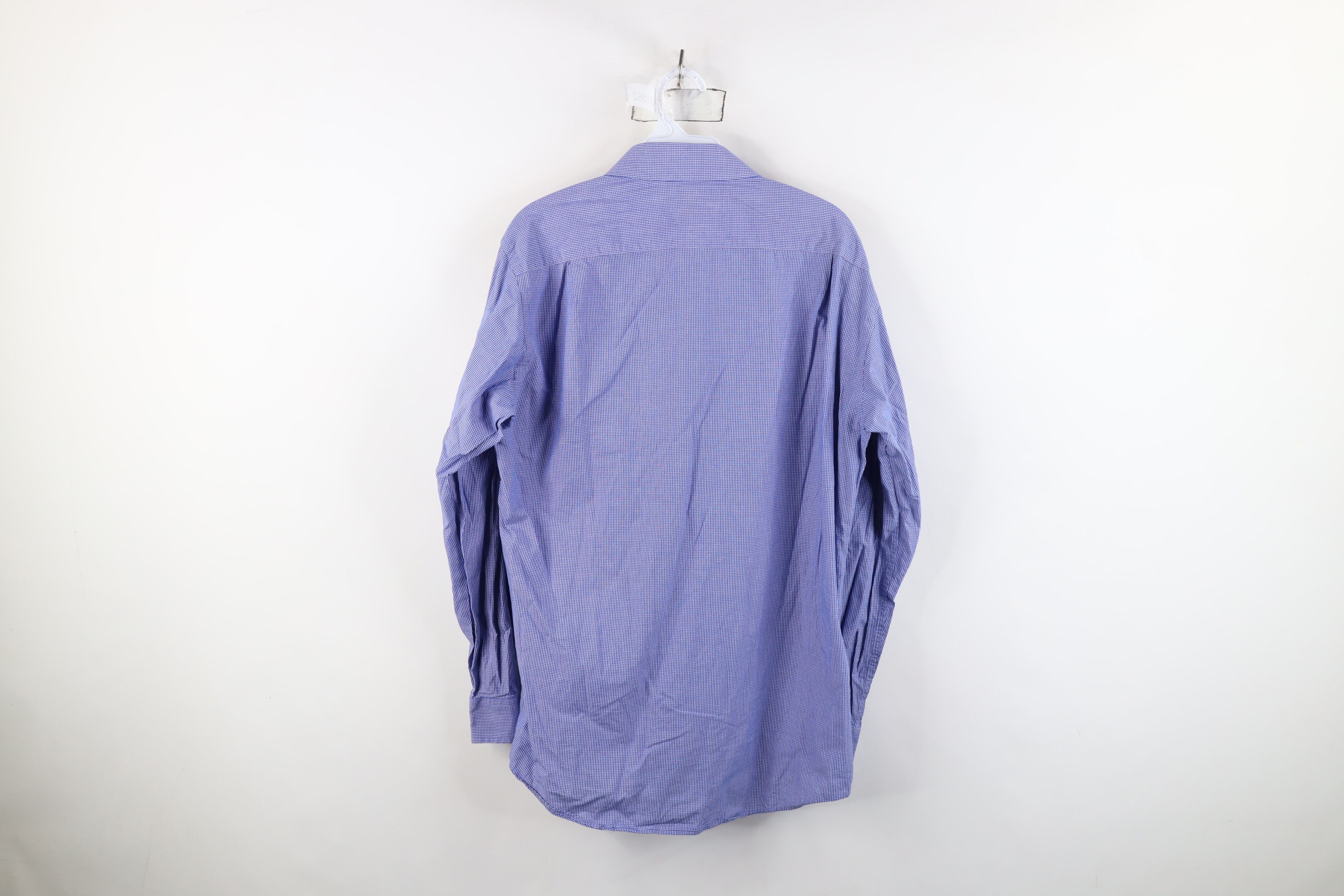 Ben Sherman Ben Sherman Tailored Slim Fit Button Shirt Blue Plaid Size US M / EU 48-50 / 2 - 8 Thumbnail