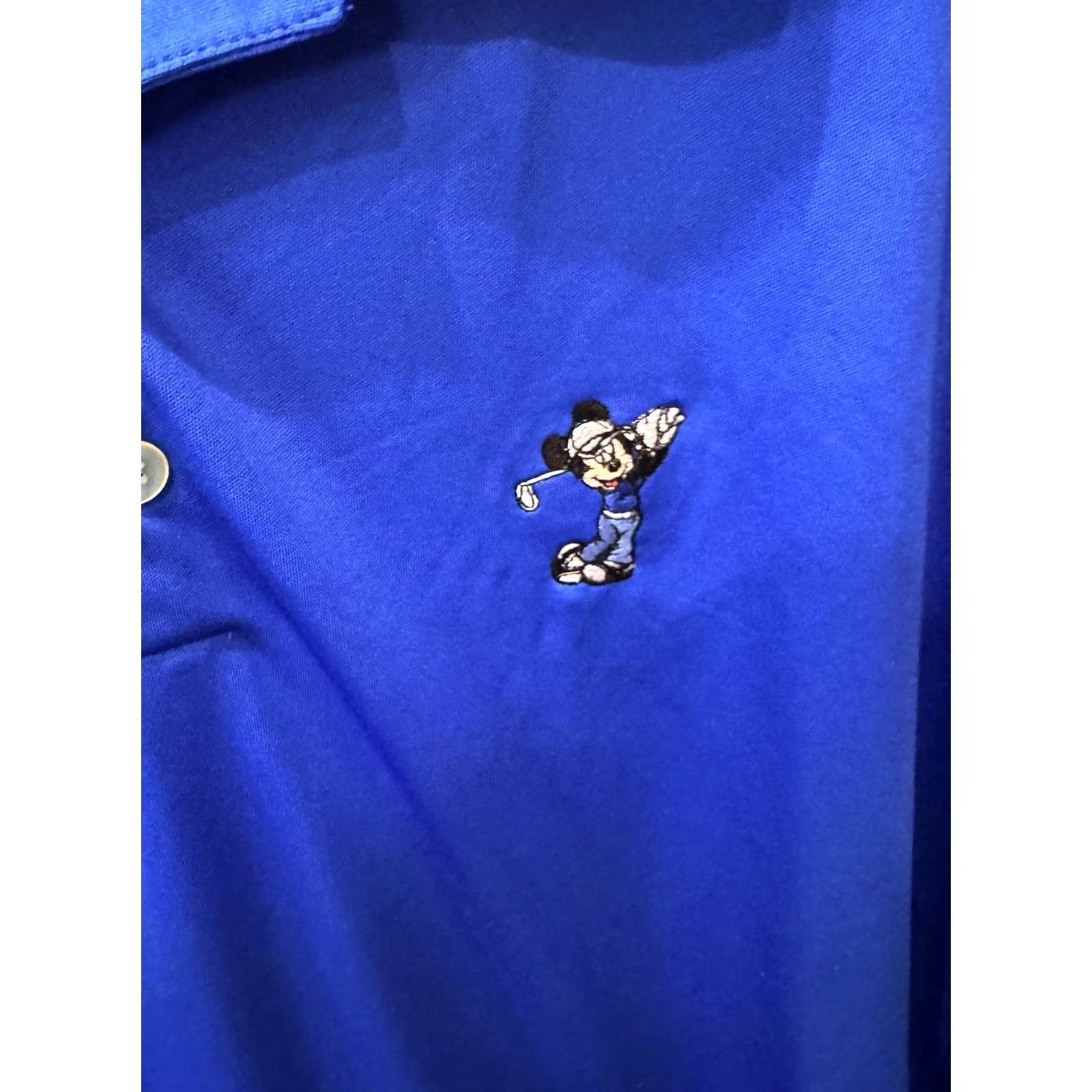Nike Mickey Mouse Golfing POLO SHIRT XL Mens