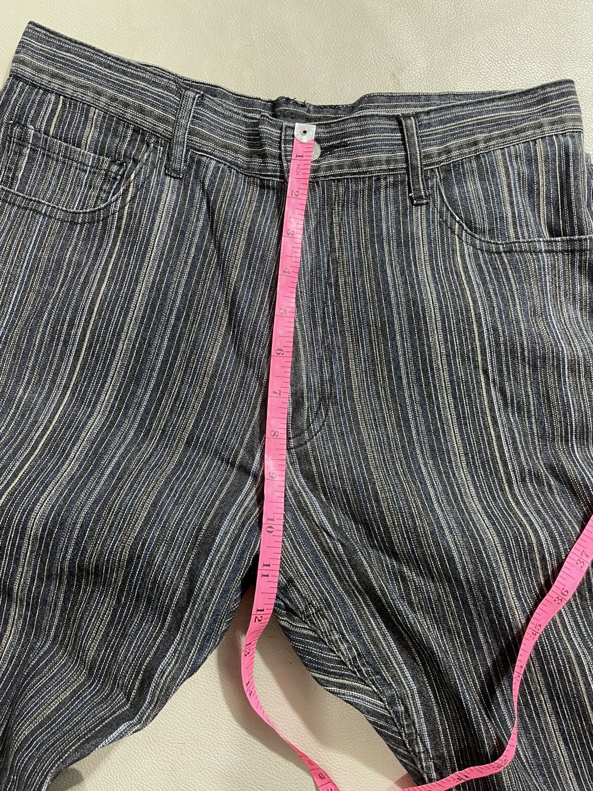If Six Was Nine × Japanese Brand × Le Grande Bleu (L.G.B.) Rootthree Straight hickory jeans Size US 29 - 8 Thumbnail