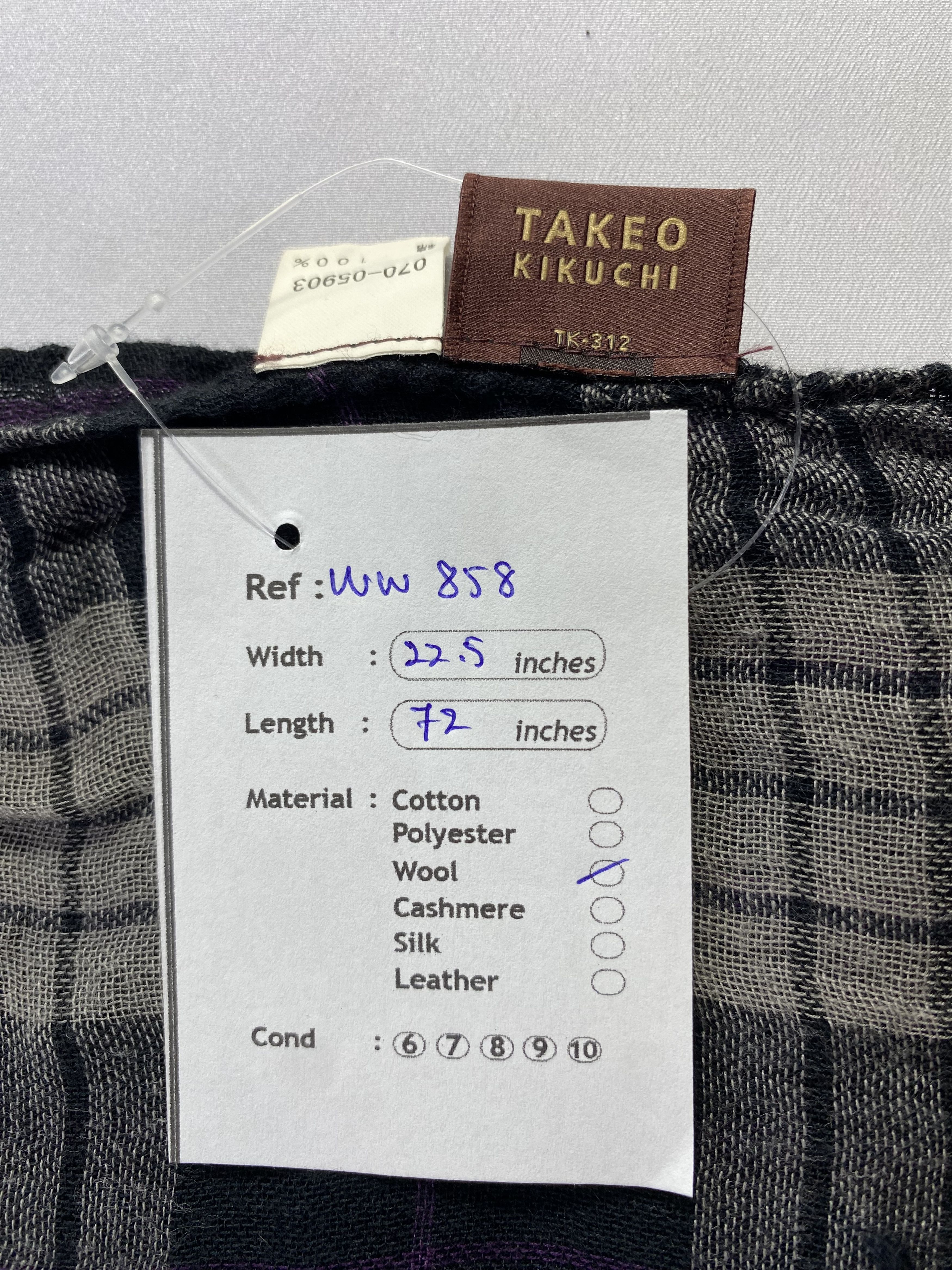 Takeo Kikuchi × Vintage Takeo Kikuchi Scarf / Muffler / Neckwear Size ONE SIZE - 6 Thumbnail
