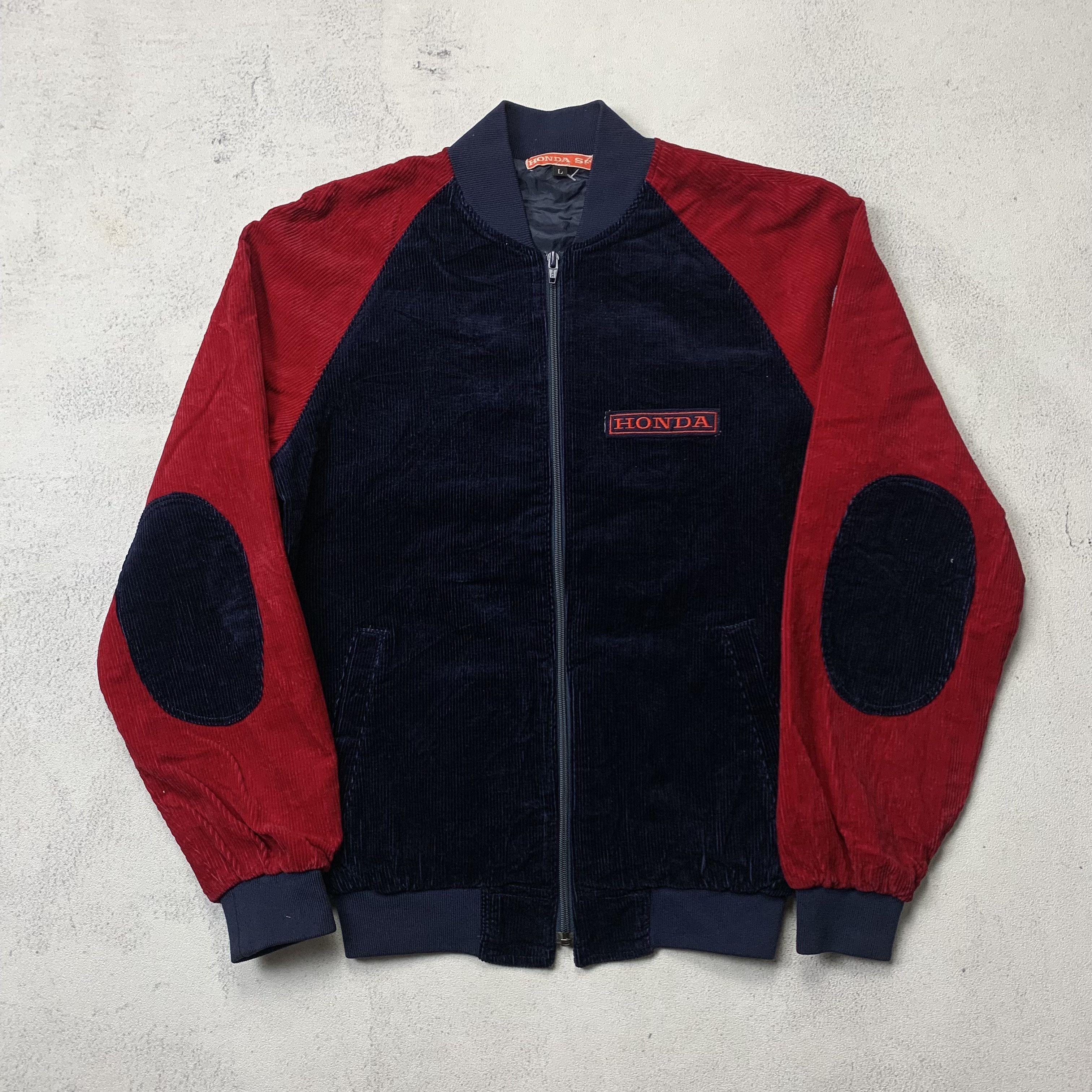 image of Vintage Honda Sf Corduroy Jacket in Navy, Men's (Size Small)