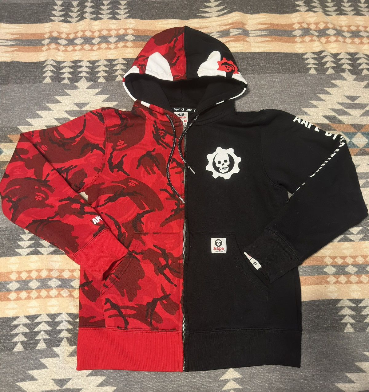 Aape AAPE x GEARS Zip Hoodie Grailed