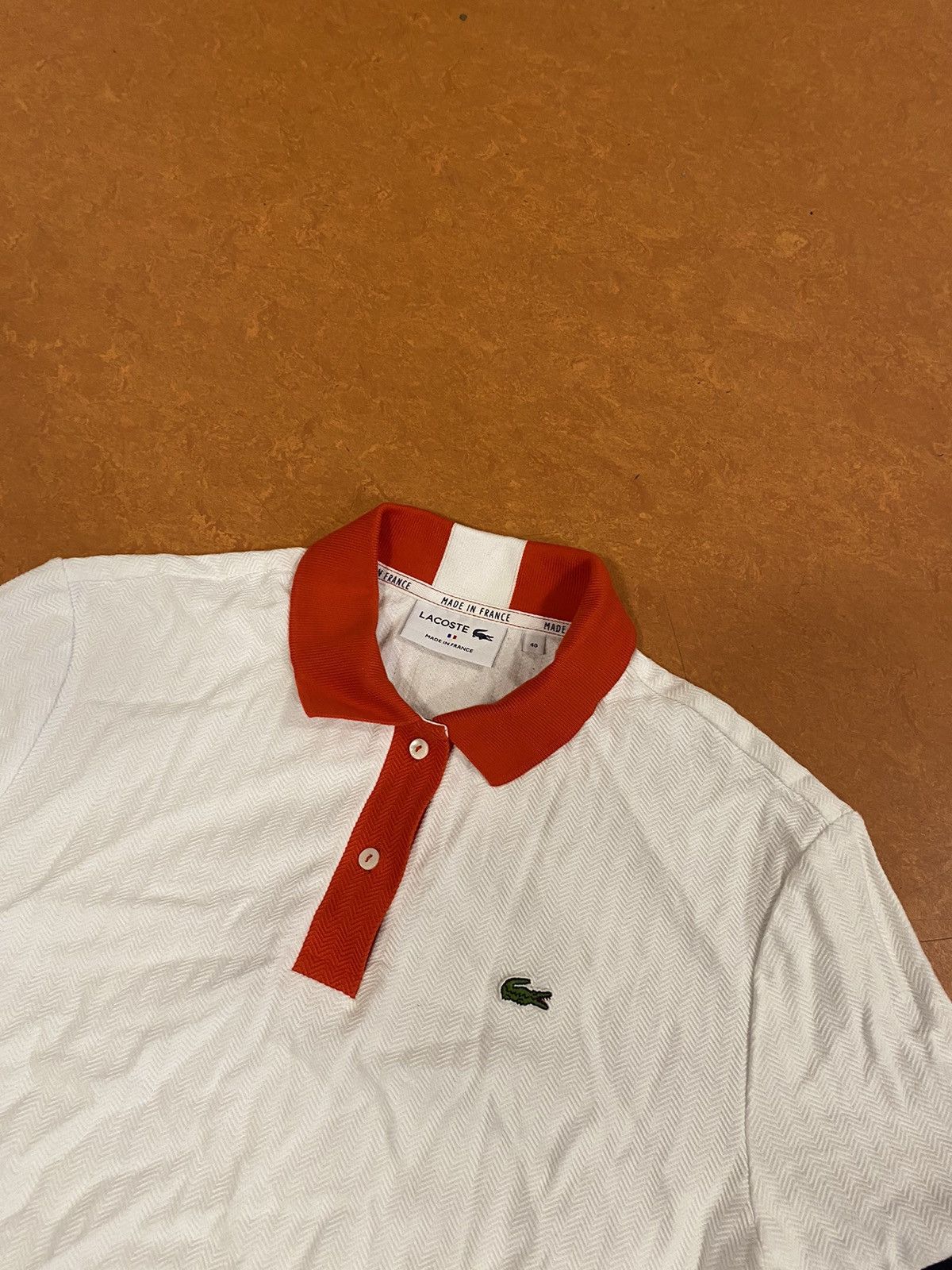 Lacoste × Vintage Lacoste White Luxury Polo Silk Size US S / EU 44-46 / 1 - 2 Thumbnail