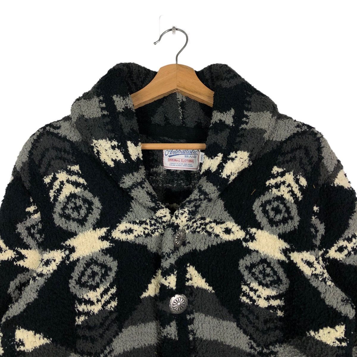 Hysteric Glamour 🔥90’s Vintage Antiballistic Fleece Navajo Jacket Size US L / EU 52-54 / 3 - 3 Thumbnail